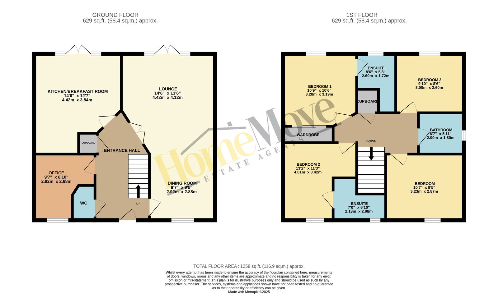 21, Clarendon Close, Corby floorplan