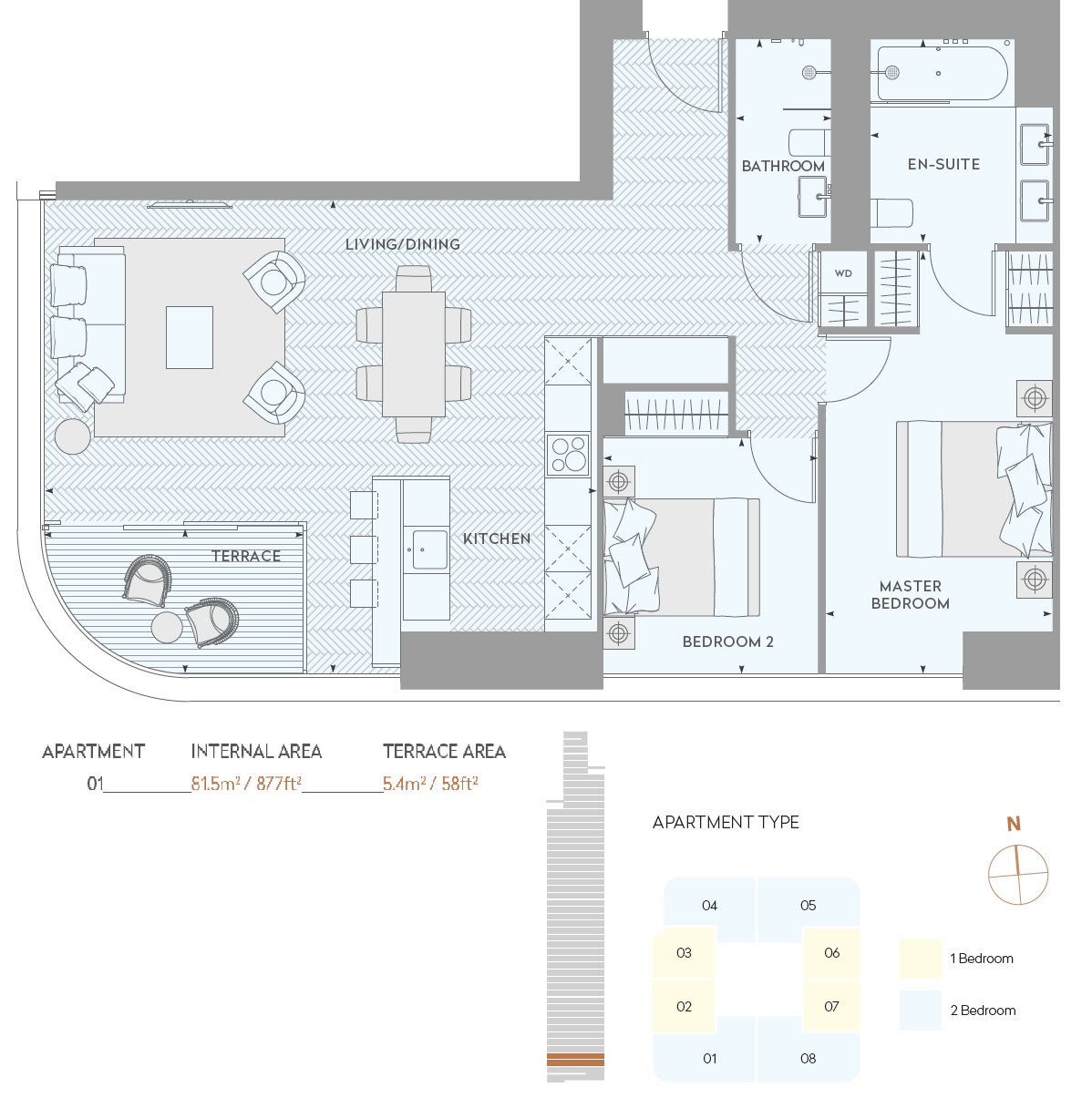 2 Bedrooms Flat for sale in Principal Tower, City House, Loverpool Street, Shoreditch, London EC2A