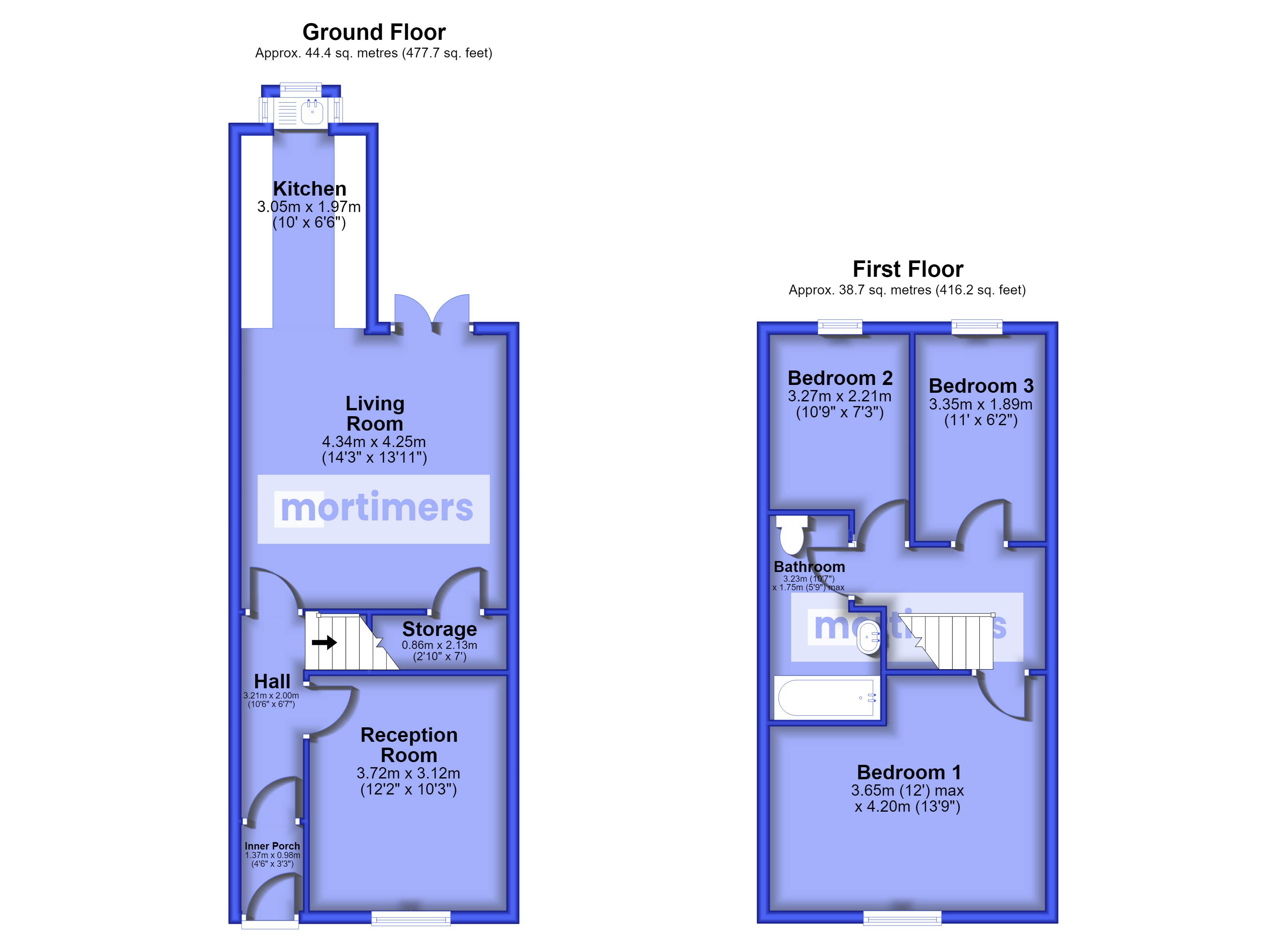139, Manor Street, Lancashire floorplan