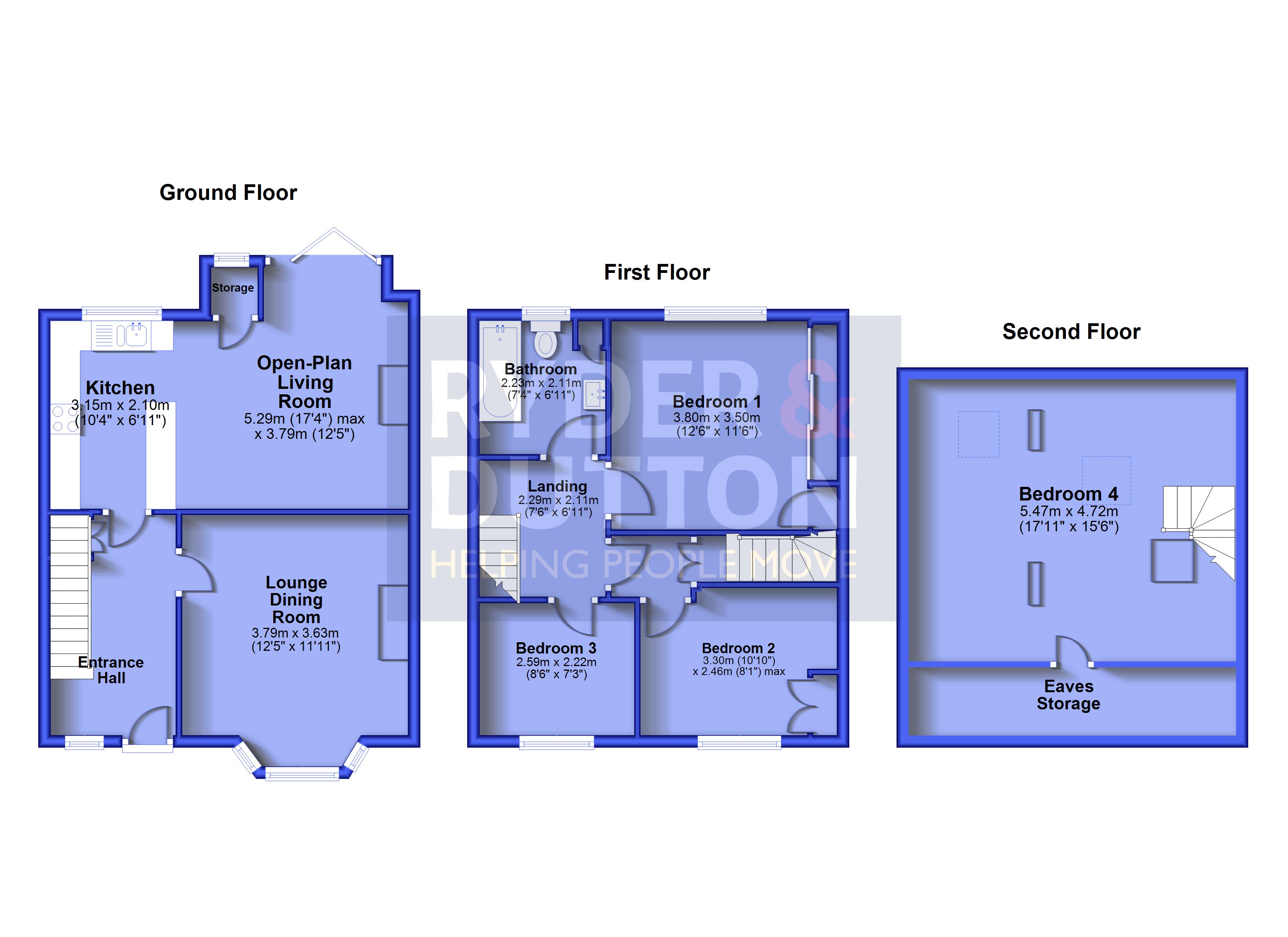 5, Whitecroft Avenue, Rossendale floorplan