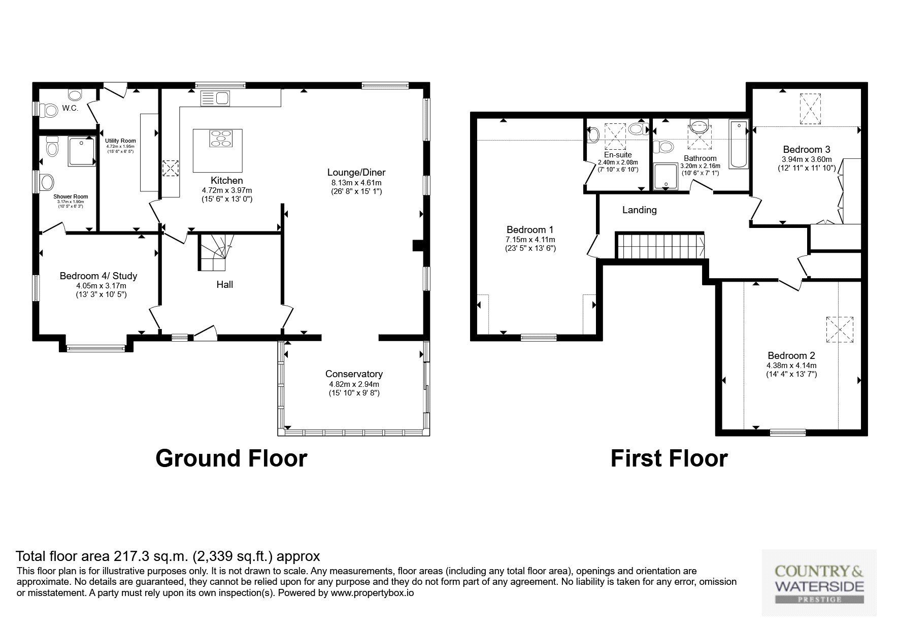 Little Oaks,, South Drive, Tehidy floorplan