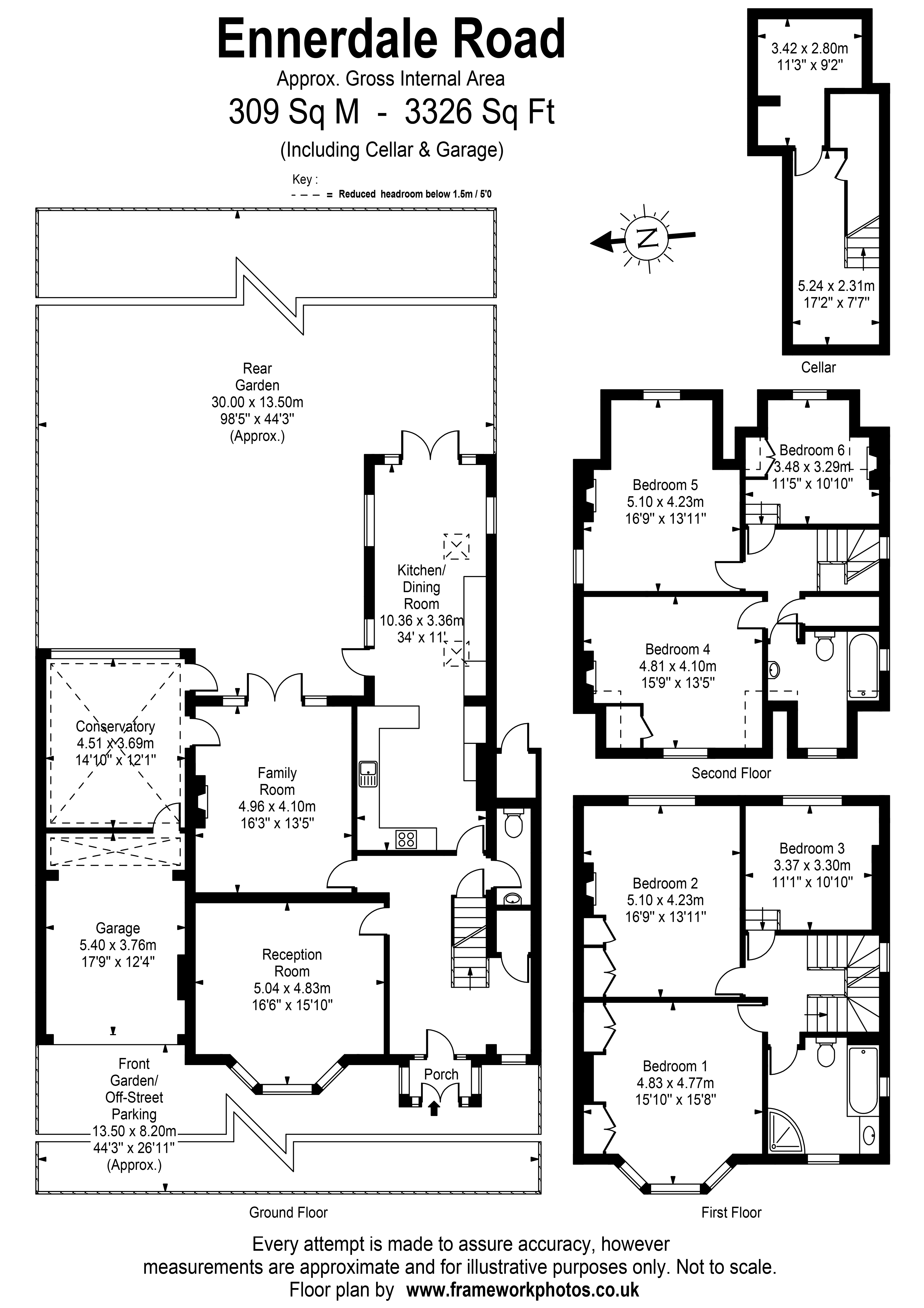 19, Ennerdale Road, Surrey floorplan