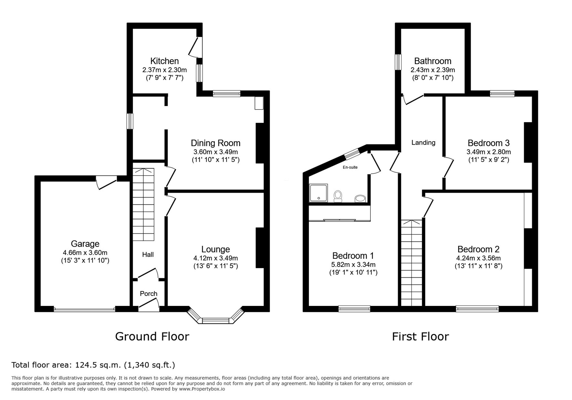 7 Top Llan Road, Colwyn Bay floorplan