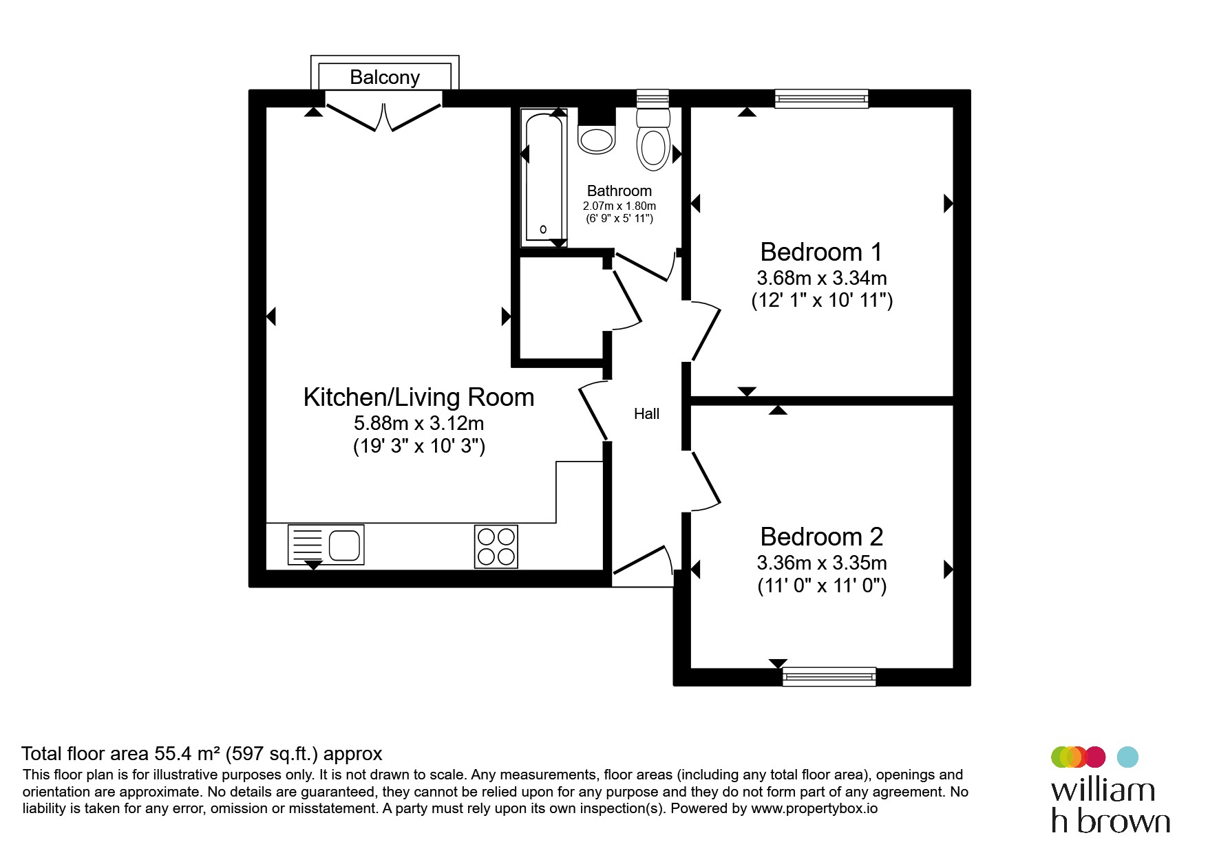16, Station Square, Pudsey floorplan