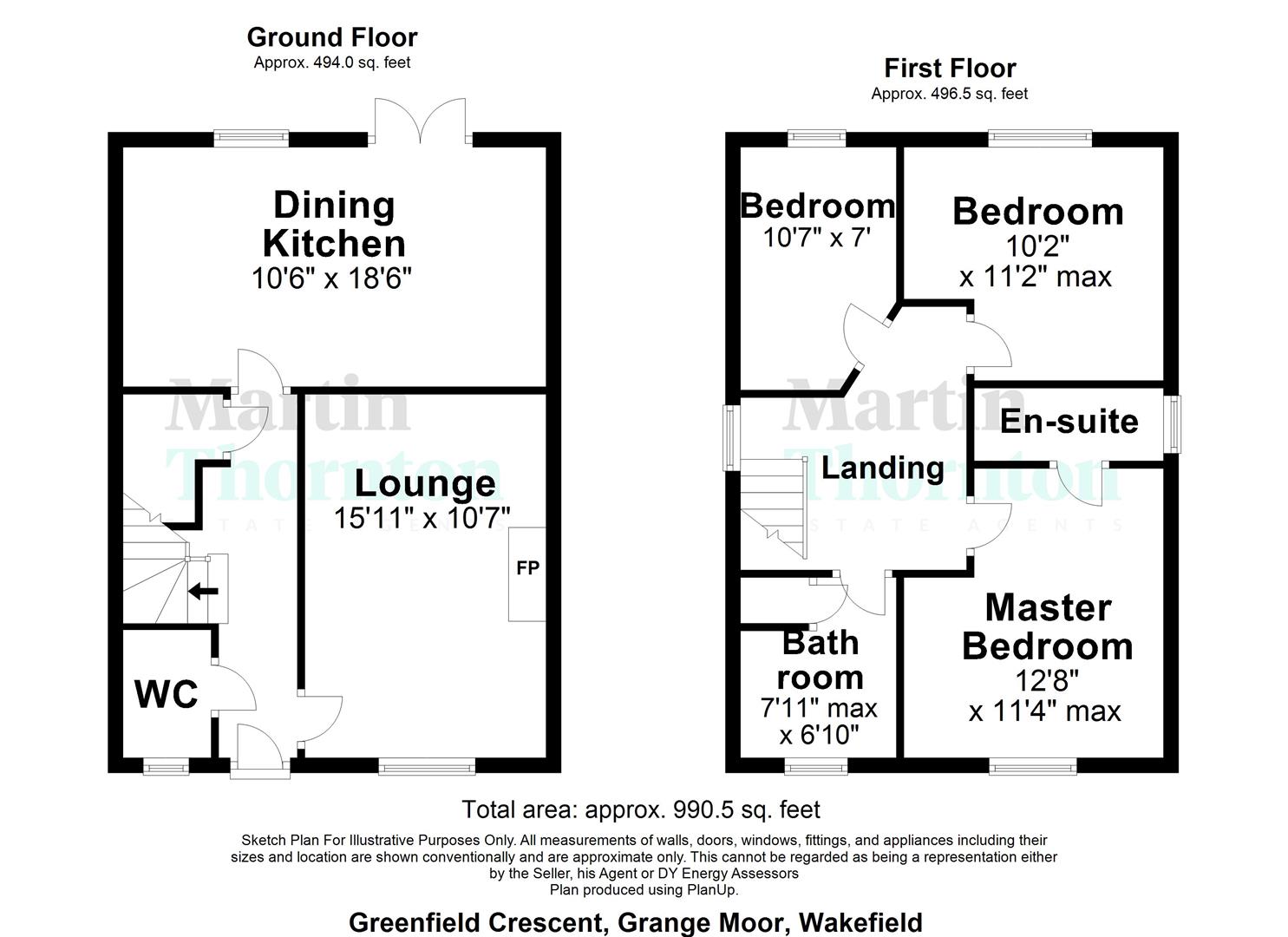 Greenfield Crescent, Grange Moor, Wakefield WF4, 3 bedroom detached