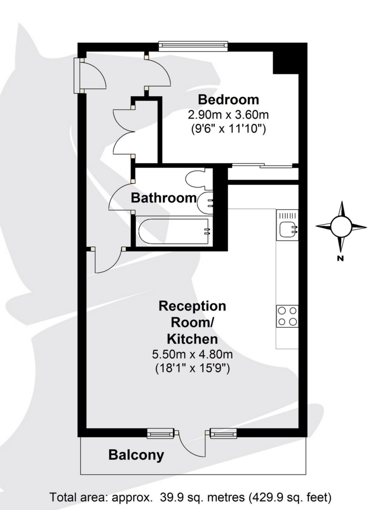 1 Bedrooms Flat to rent in Oldridge Road, Balham SW12