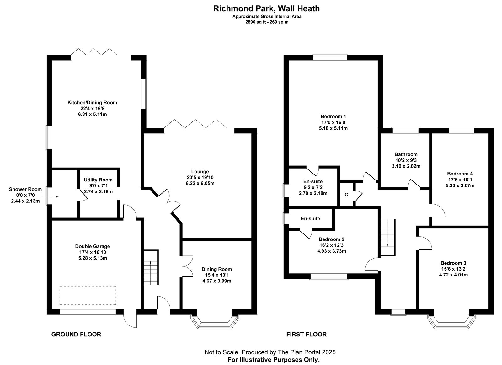 16, Richmond Park, Kingswinford floorplan