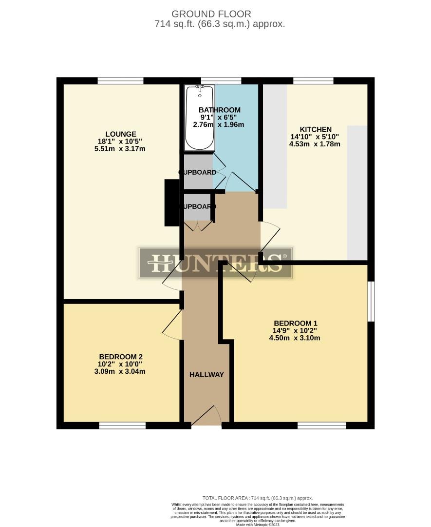 Willoughby Road, Scunthorpe DN17, 2 bedroom flat to rent 64129949
