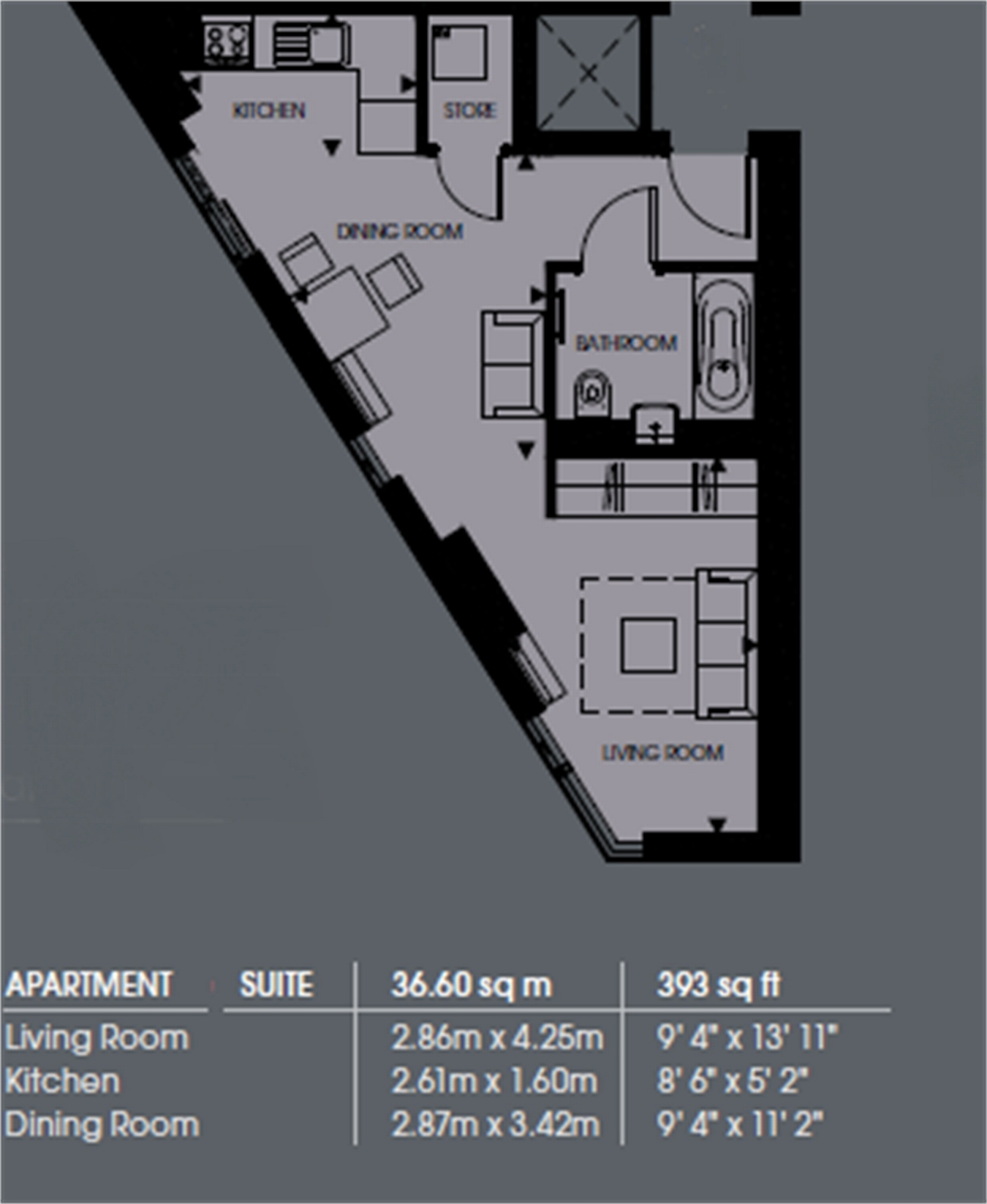 0 Bedrooms Studio for sale in Pinnacle Apartments, Saffron Central Square, Croydon, Surrey CR0