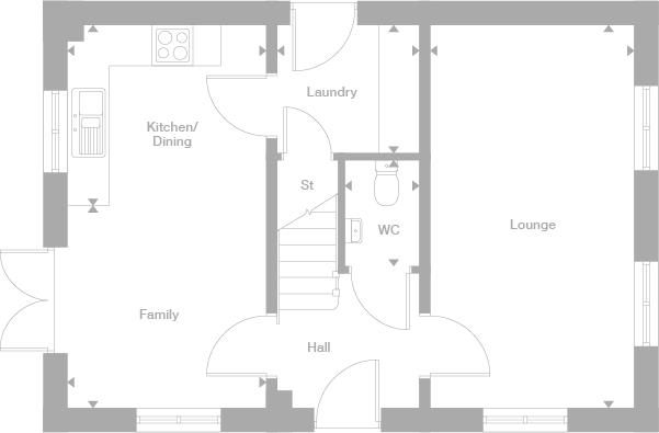 19, Off Castle Farm Way, Priorslee, Telford floorplan