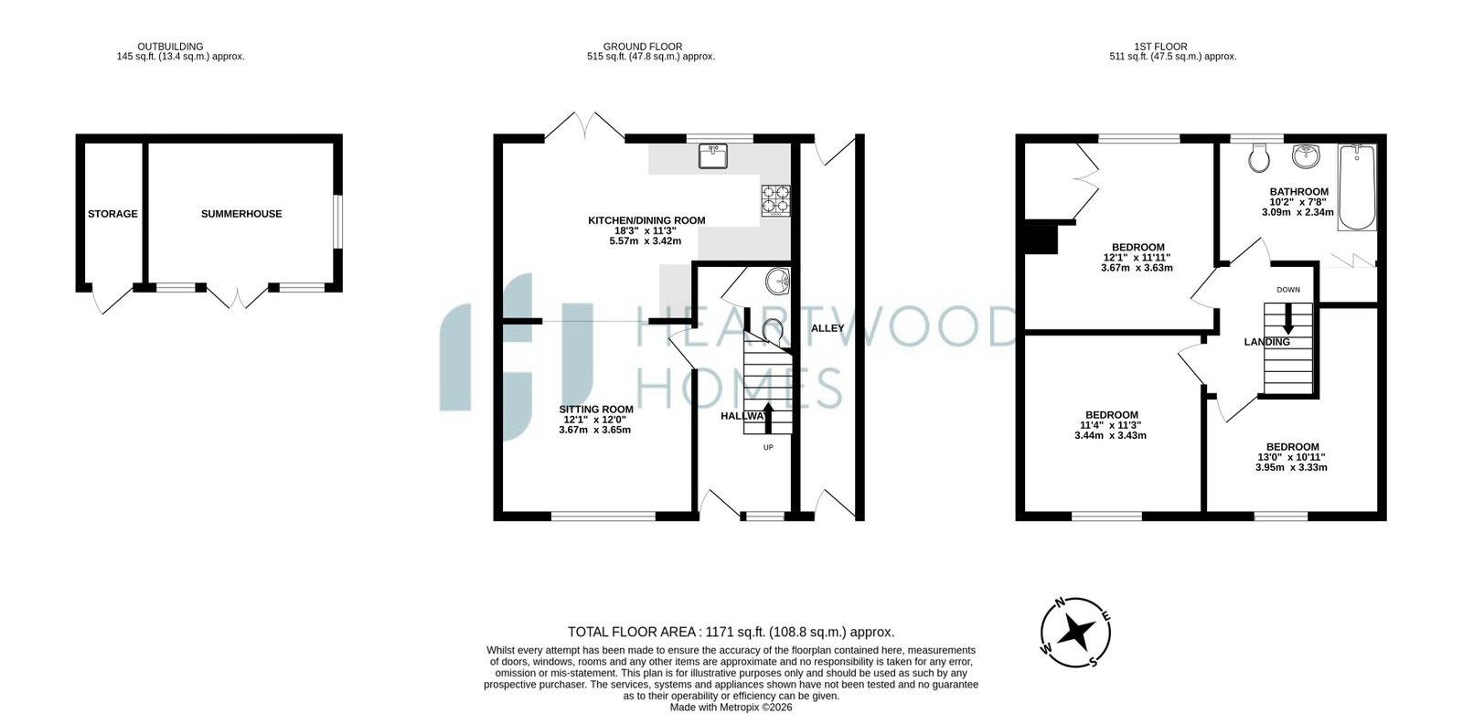 10, Peters Avenue, St. Albans floorplan