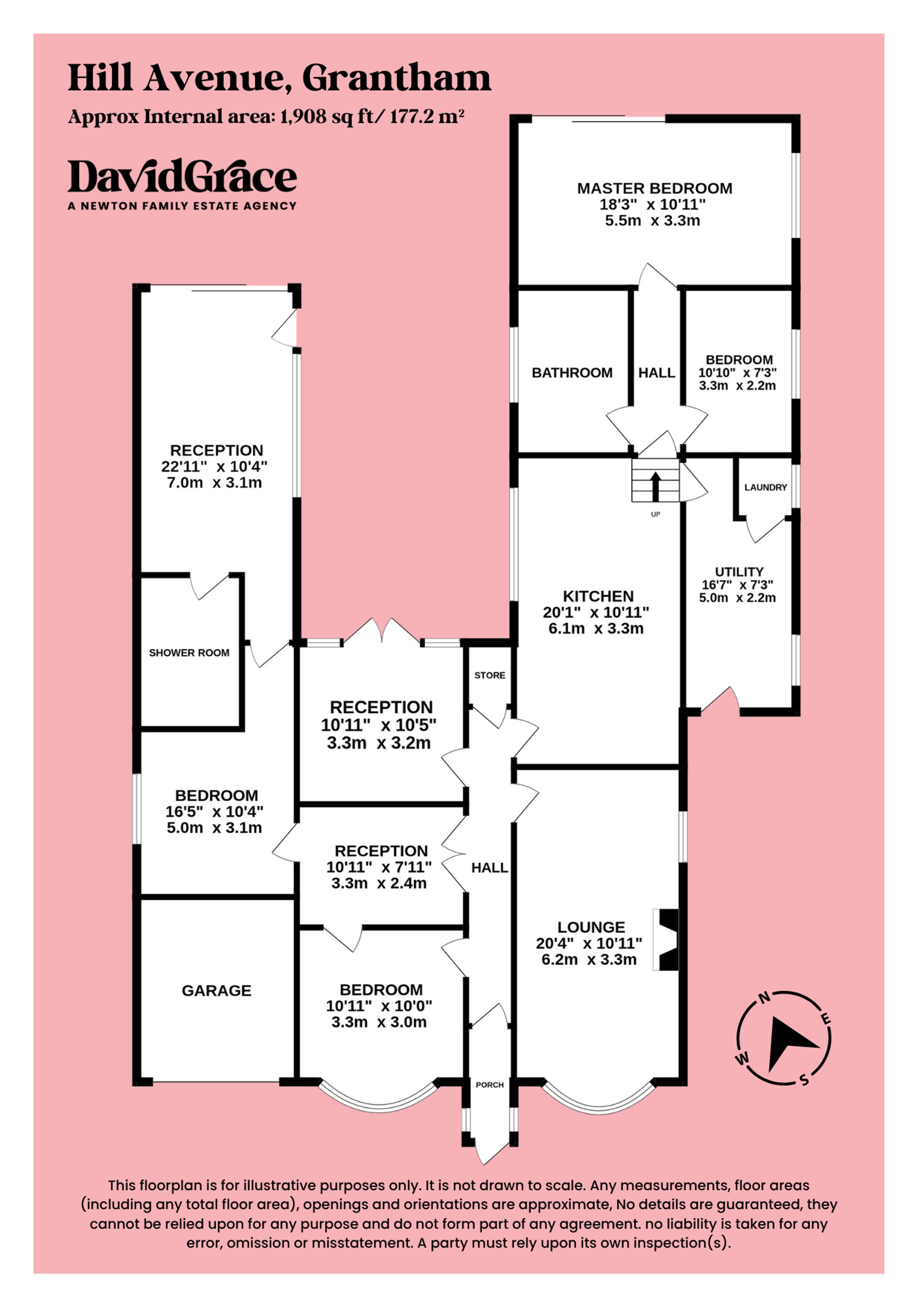 67 Hill Avenue, Grantham floorplan