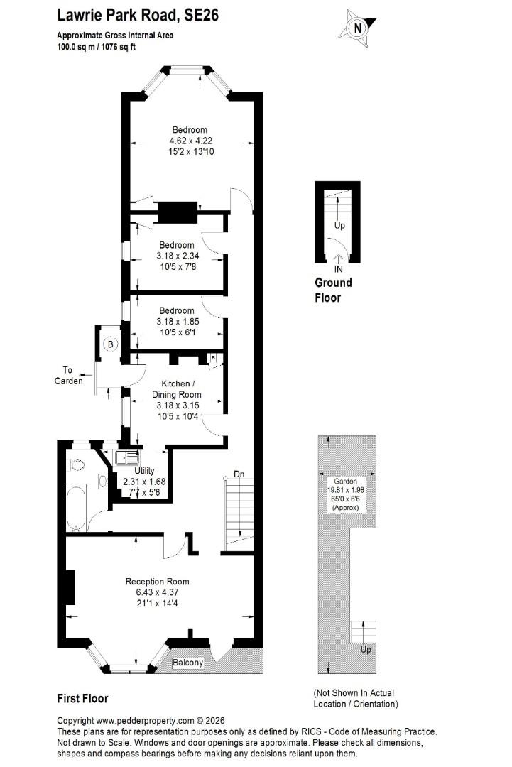 16, Lawrie Park Road, London floorplan
