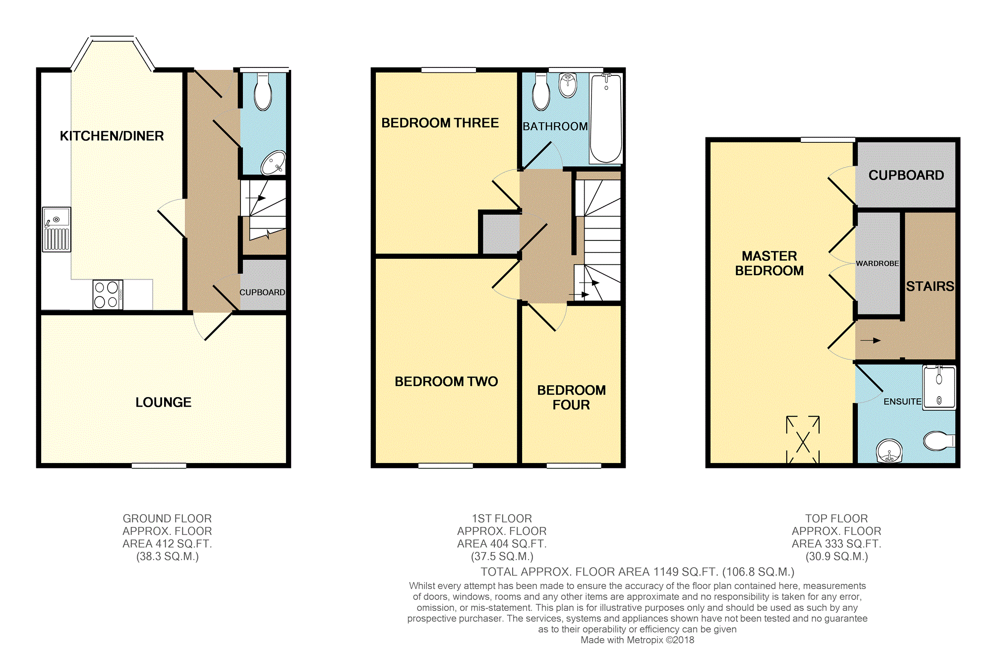 4 Bedrooms Semi-detached house to rent in Brent Close, Mackworth, Derby DE22