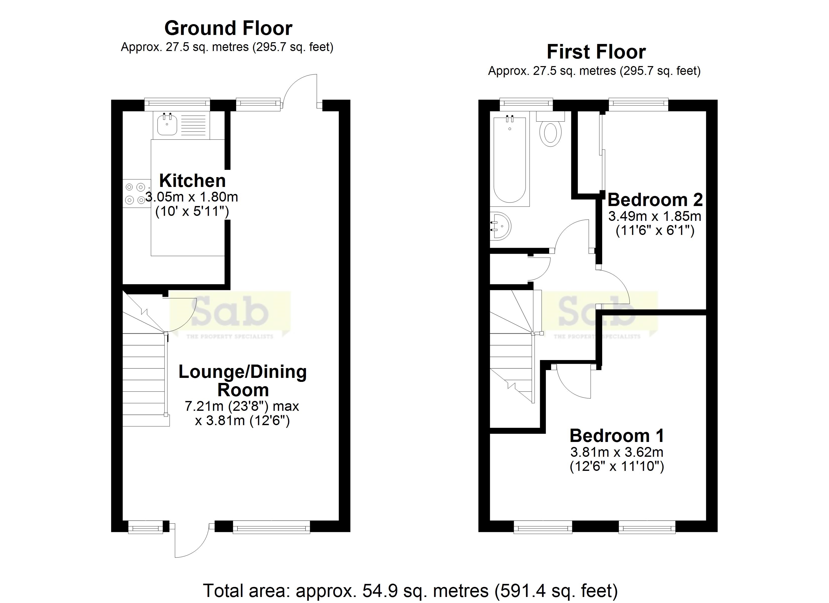 36, Violet Close, Cambridge floorplan