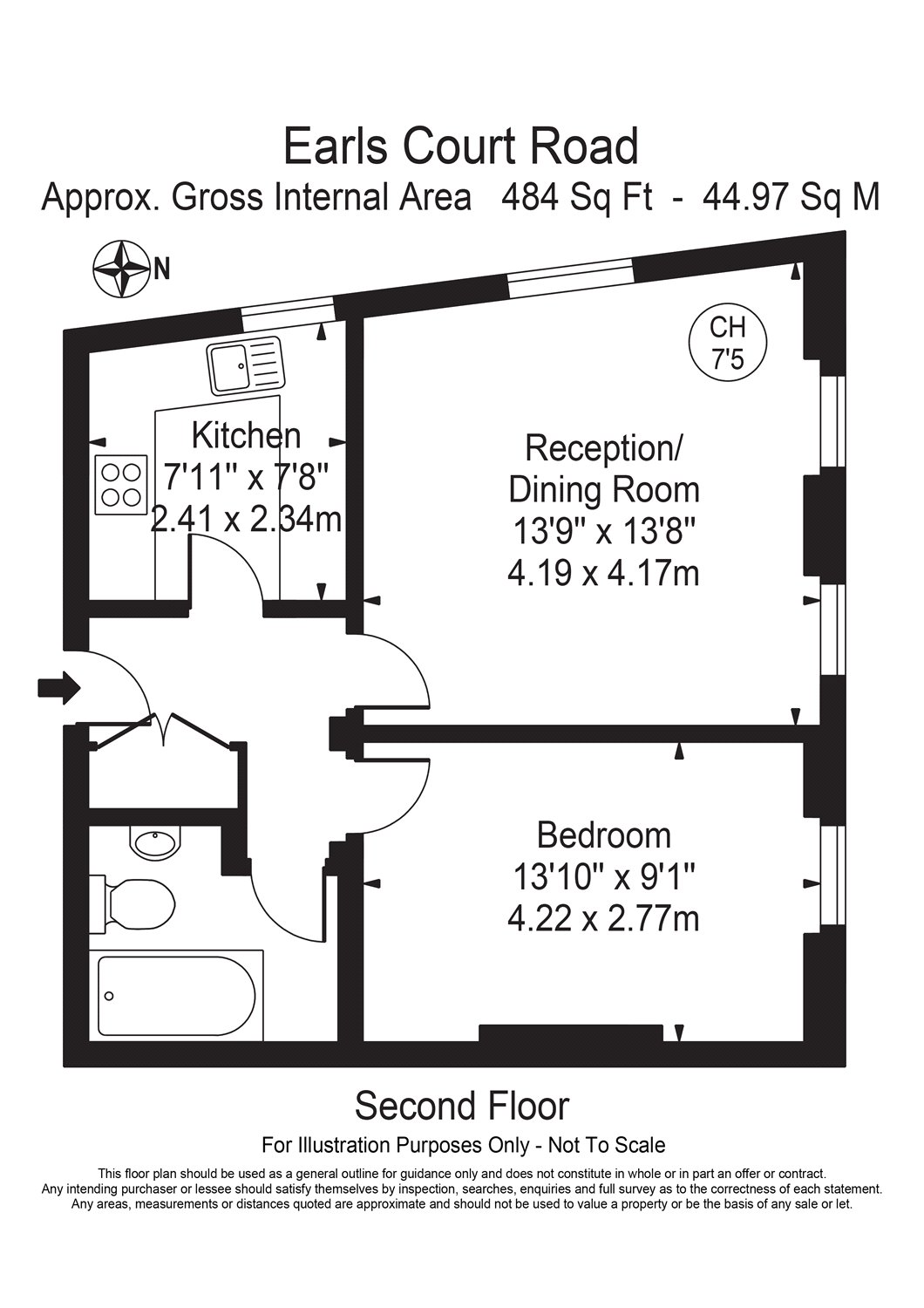 1 Bedrooms Flat to rent in Earls Court Road, London SW5