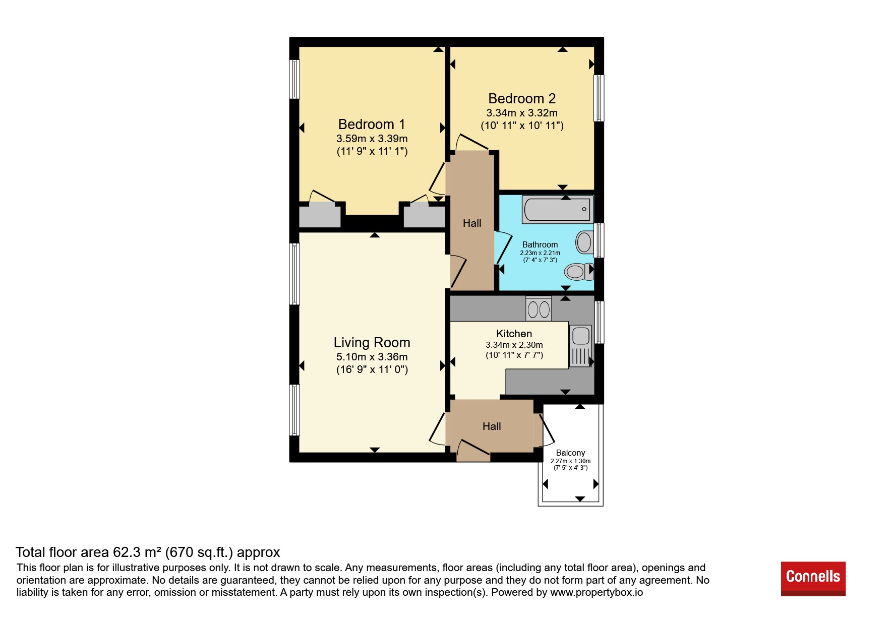 Warren Crescent, Oxford floorplan