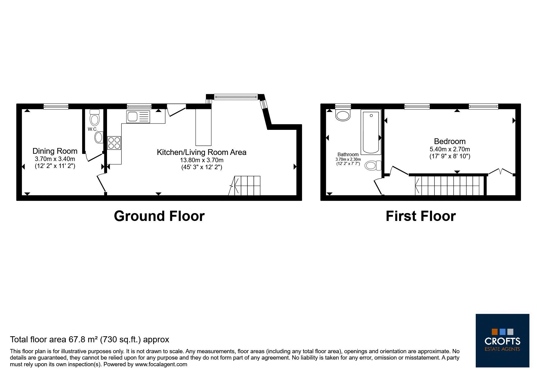 28, Cross Street, Cleethorpes floorplan