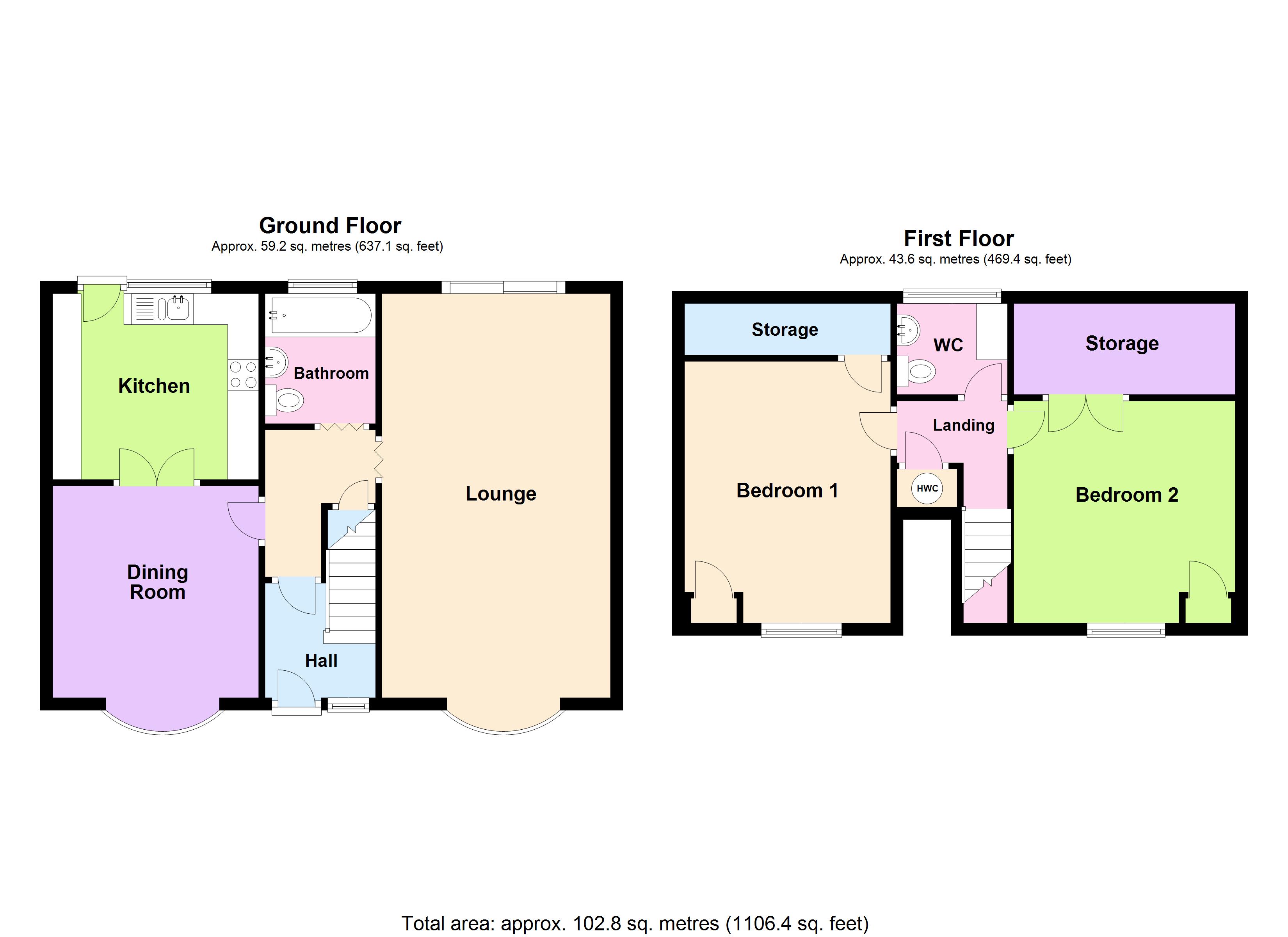 Elm Park, Crundale, Haverfordwest, Pembrokeshire SA62, 2 bedroom