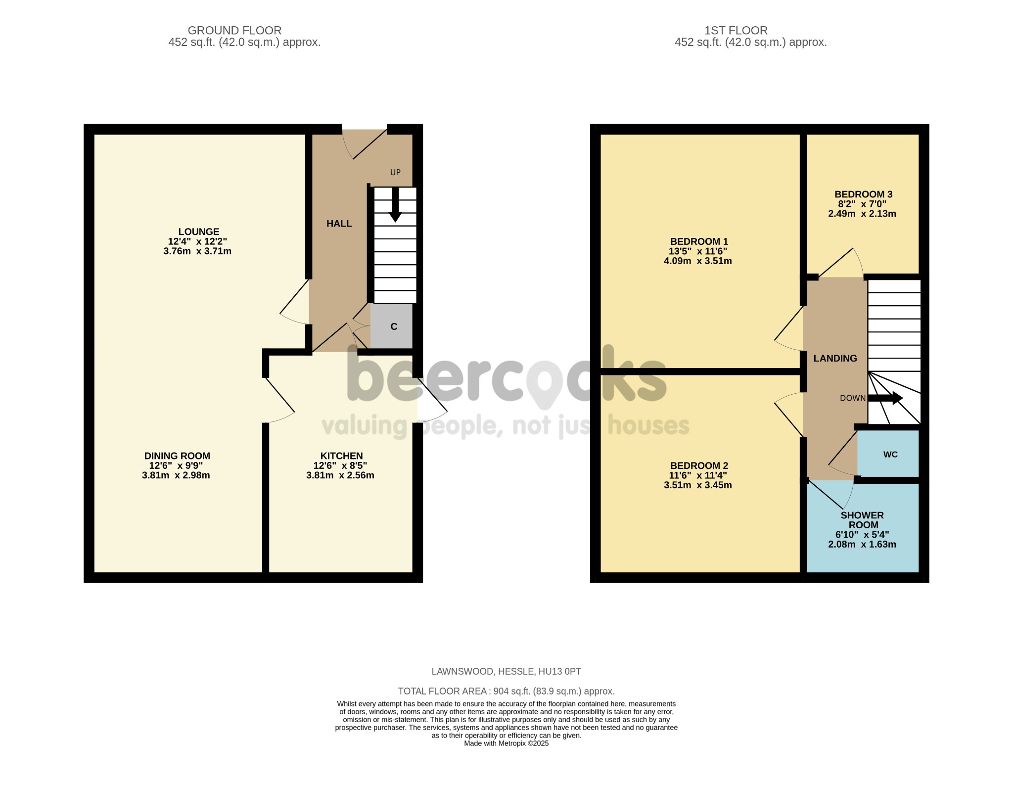 Lawnswood, Hessle,  HU13 0PT floorplan