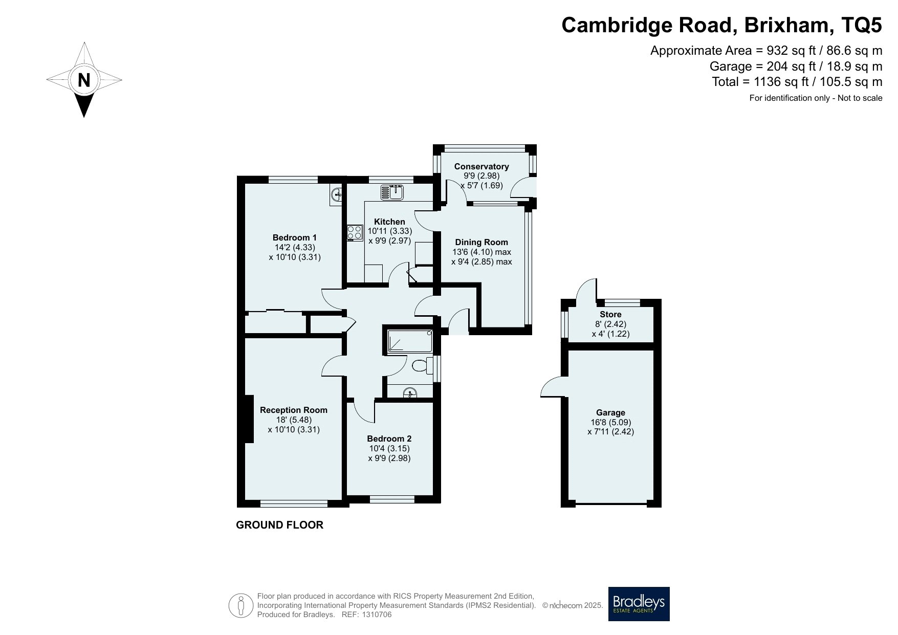 28 Cambridge Road, Brixham Devon, Devon floorplan