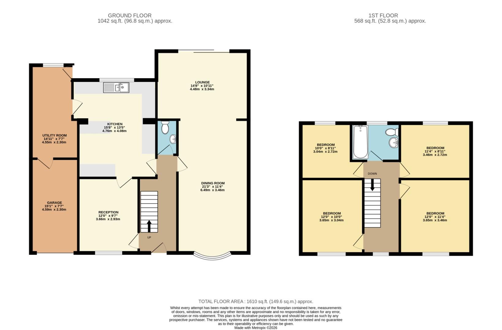 10, Great Brickhill Lane, Milton Keynes floorplan