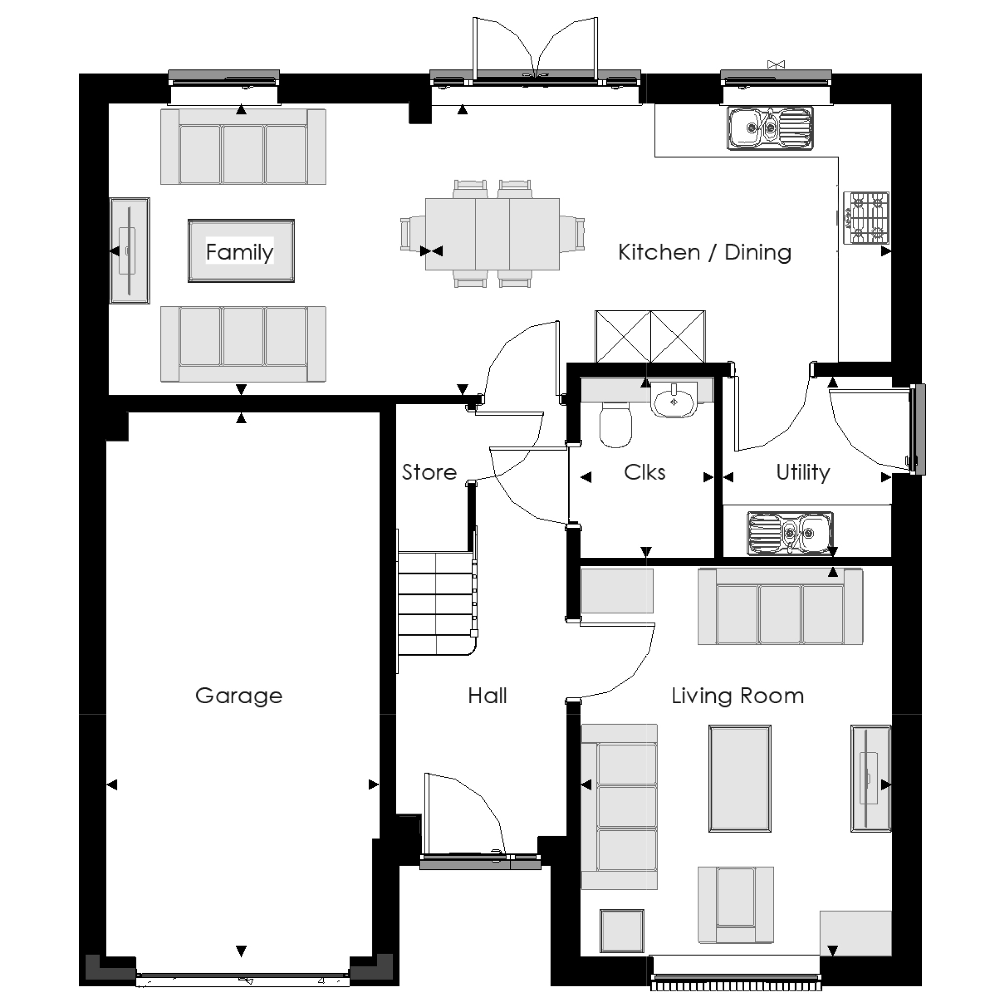 Desford Lane, Ratby floorplan