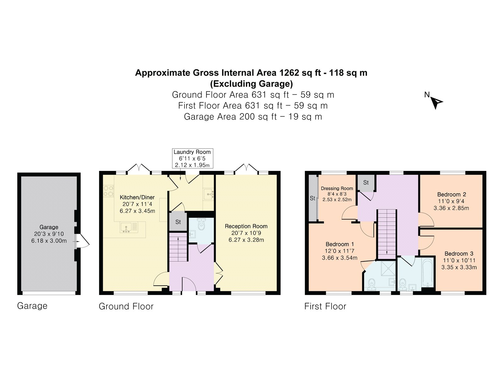 14, Littlemoor Field, Chinnor floorplan