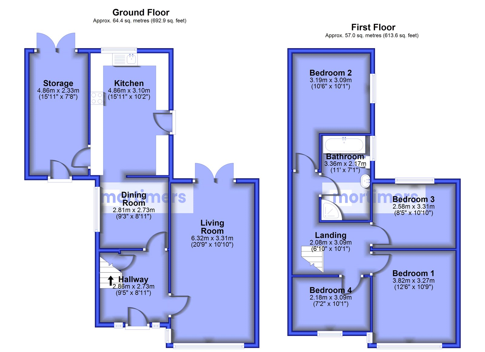 5, Edinburgh Drive, Accrington floorplan