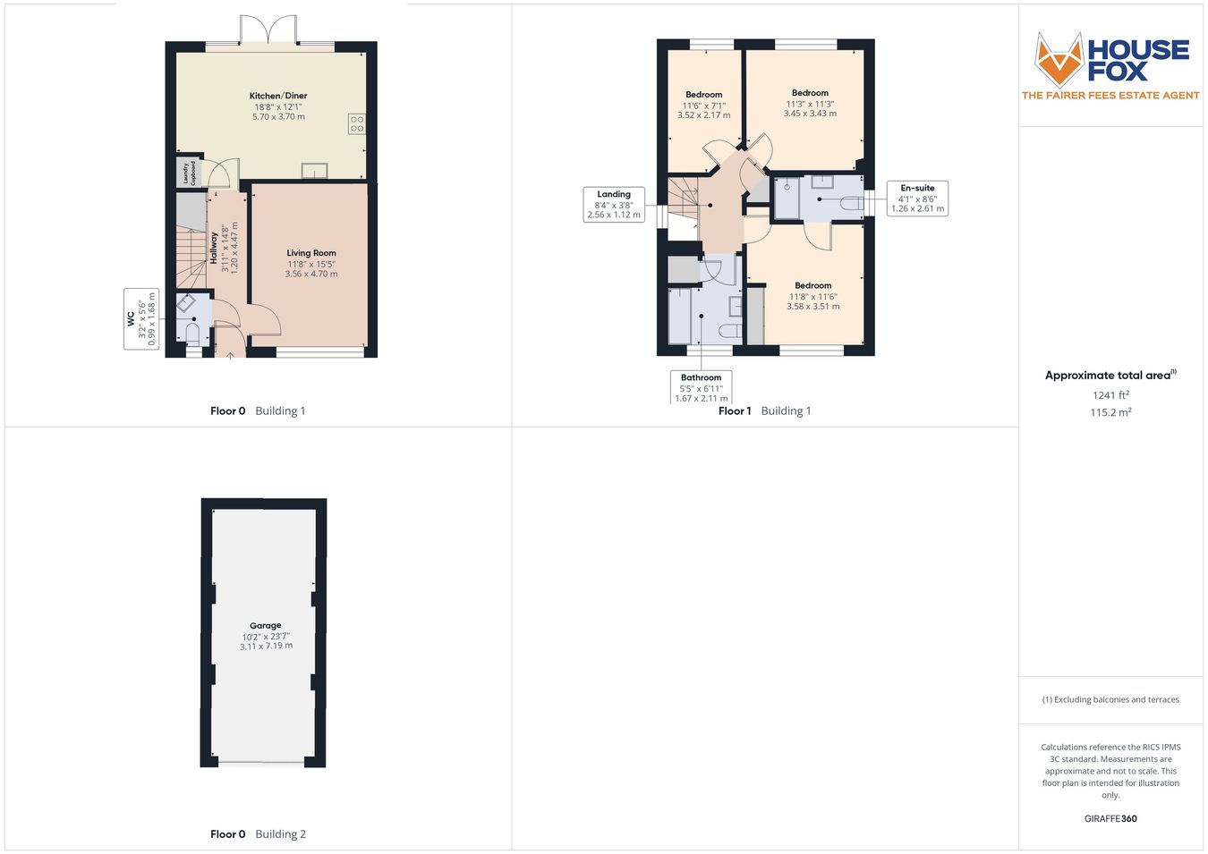 110, Dexter Way, Winscombe floorplan