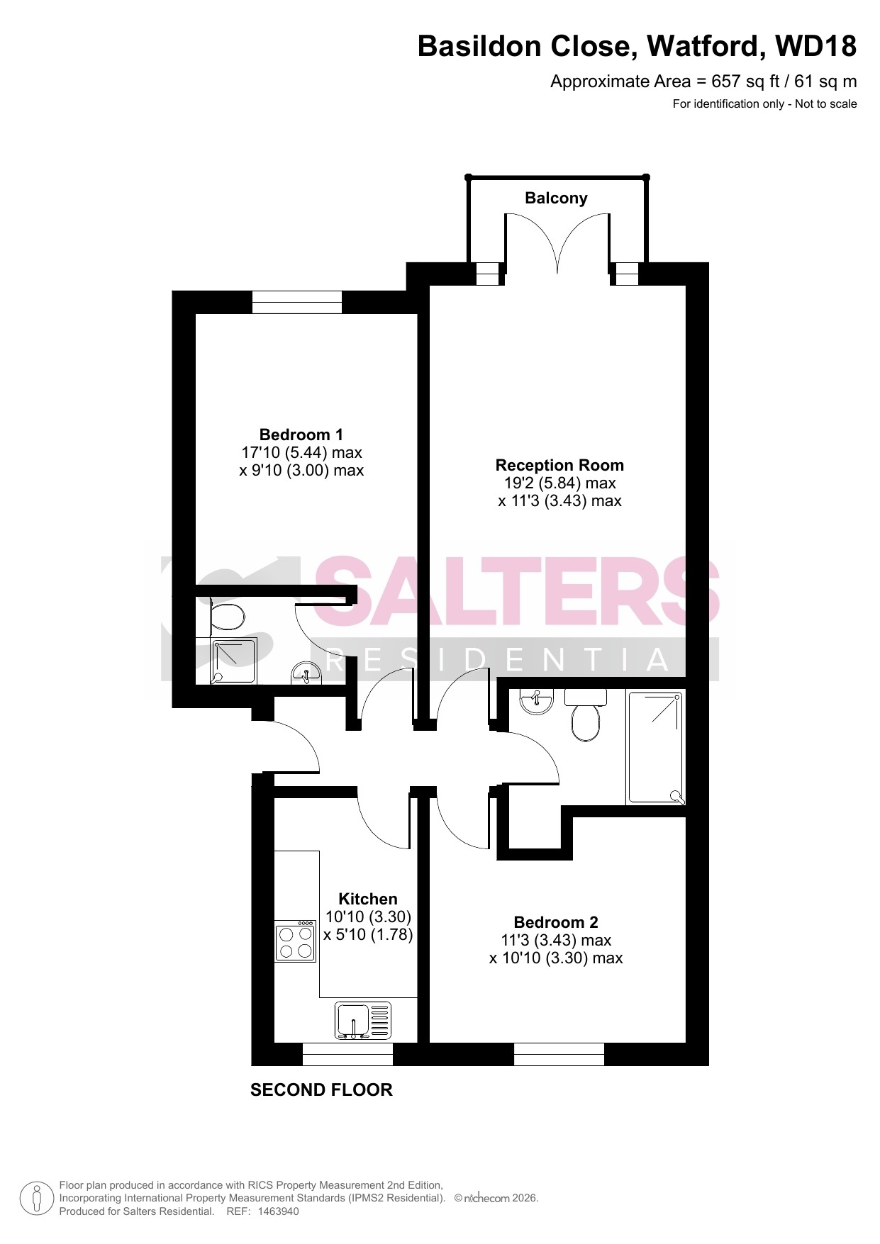 21 Basildon Close, Watford floorplan