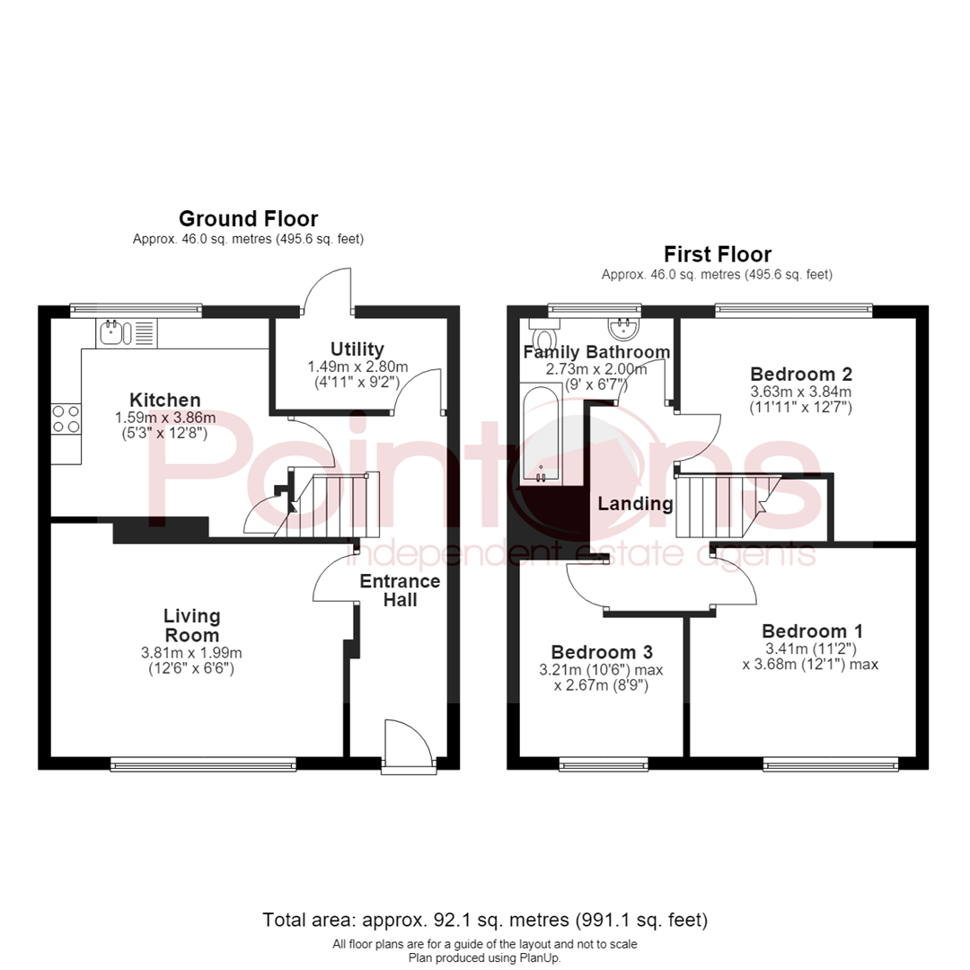 145, Winston Avenue, Coventry floorplan