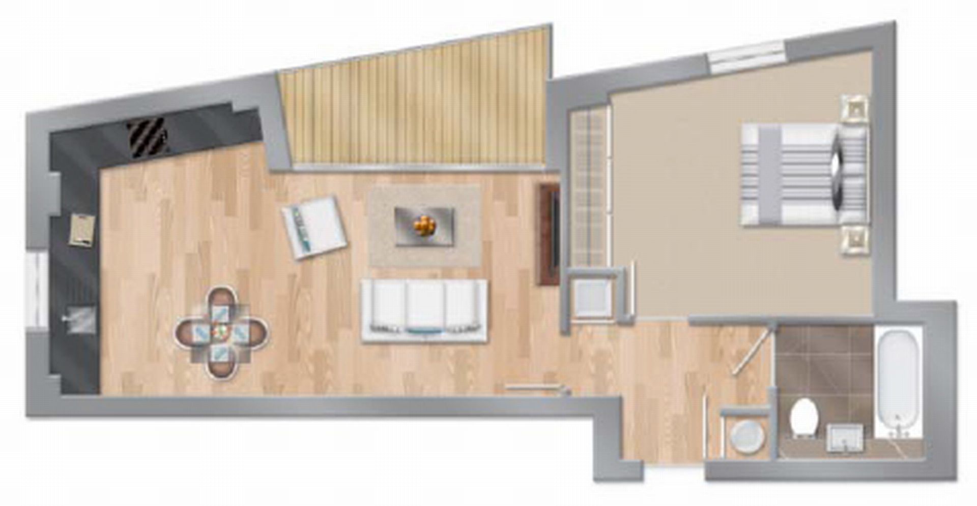 1 Bedrooms Flat to rent in Arc Tower, 32 Uxbridge Road, Ealing, London W5