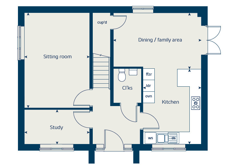 477, Watermill Way, Northampton floorplan