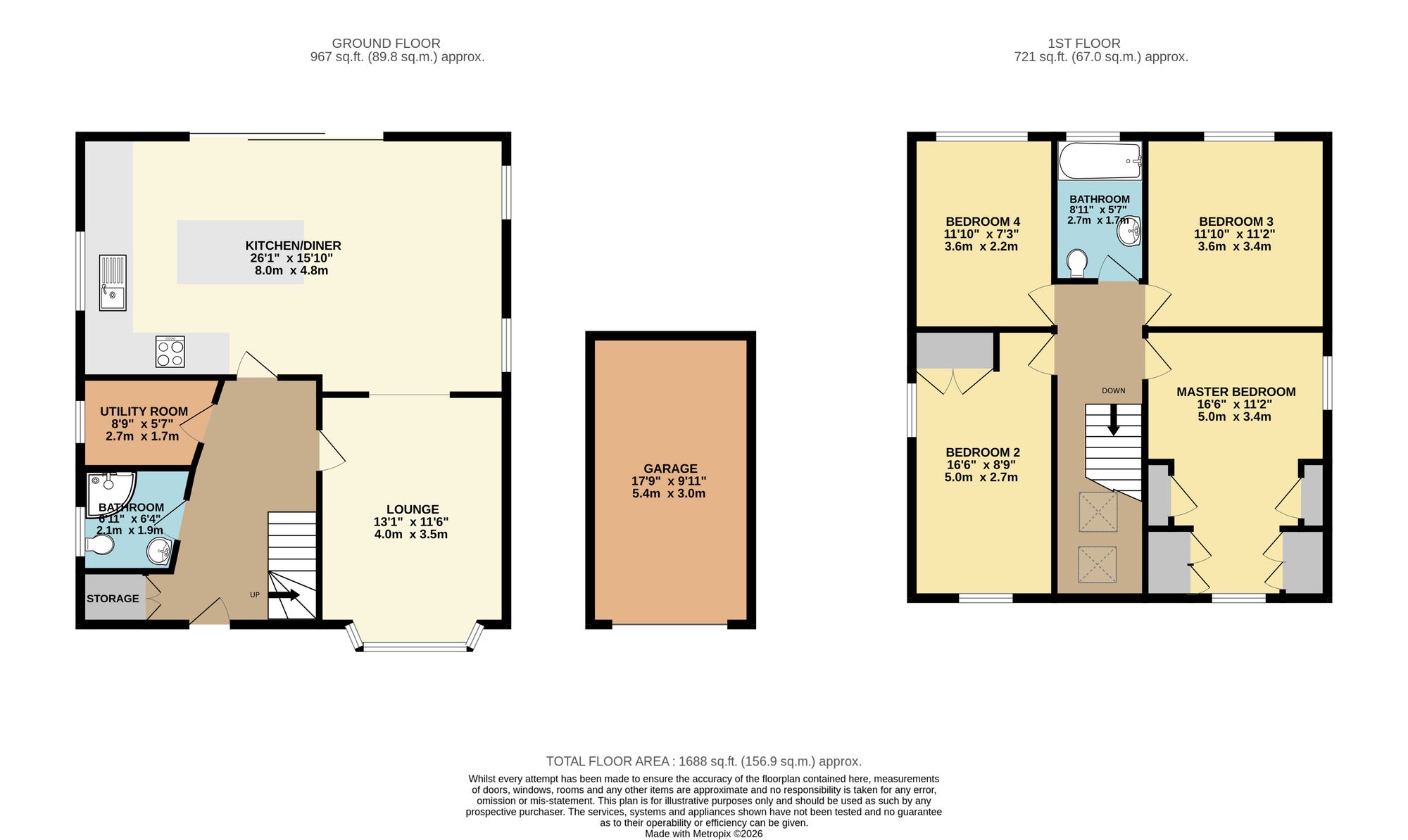 21 Clarendon Road, Bingley floorplan