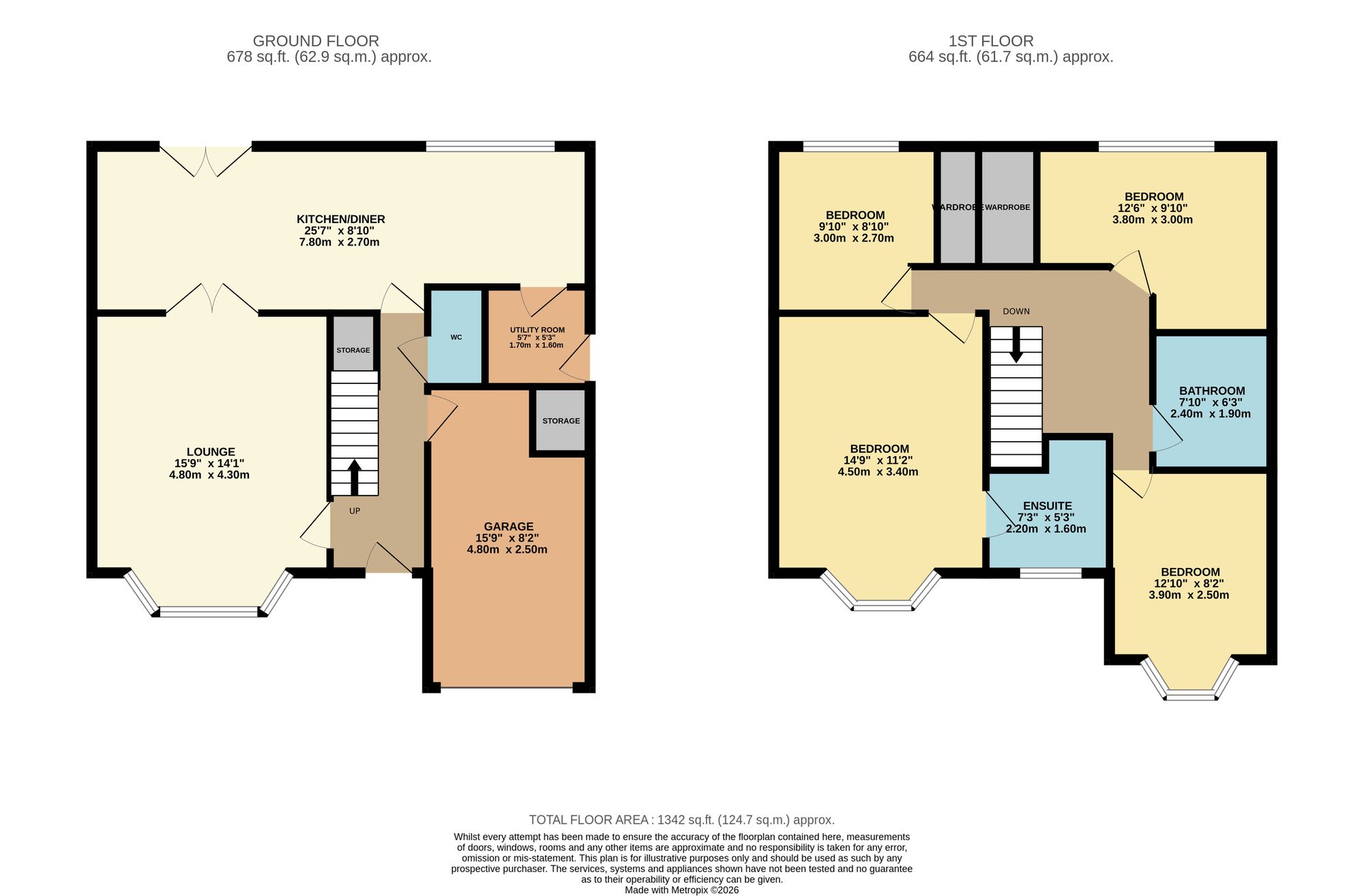 4 Aspinall Close, Bolton floorplan