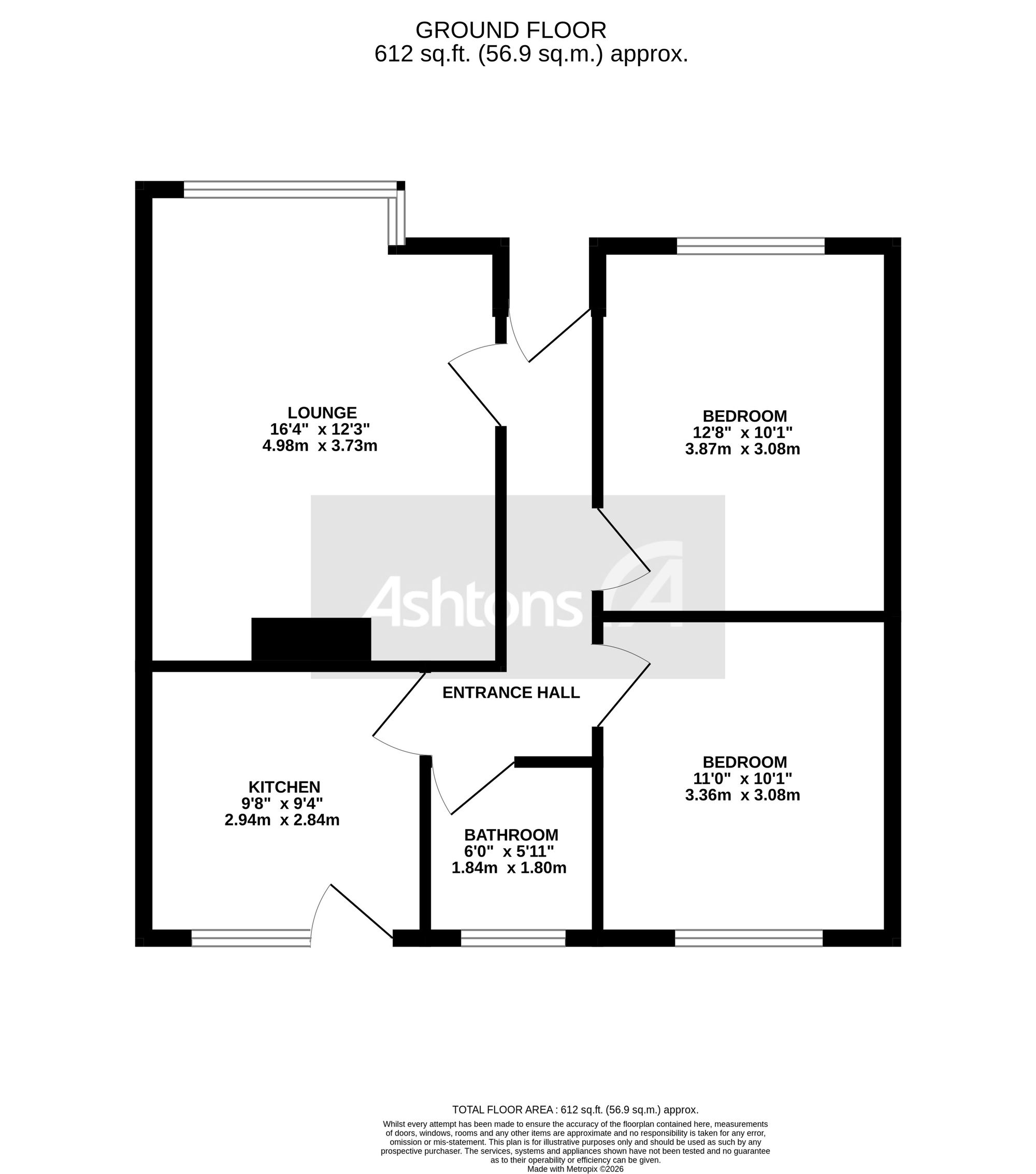 2 Clovelly Avenue, Warrington floorplan