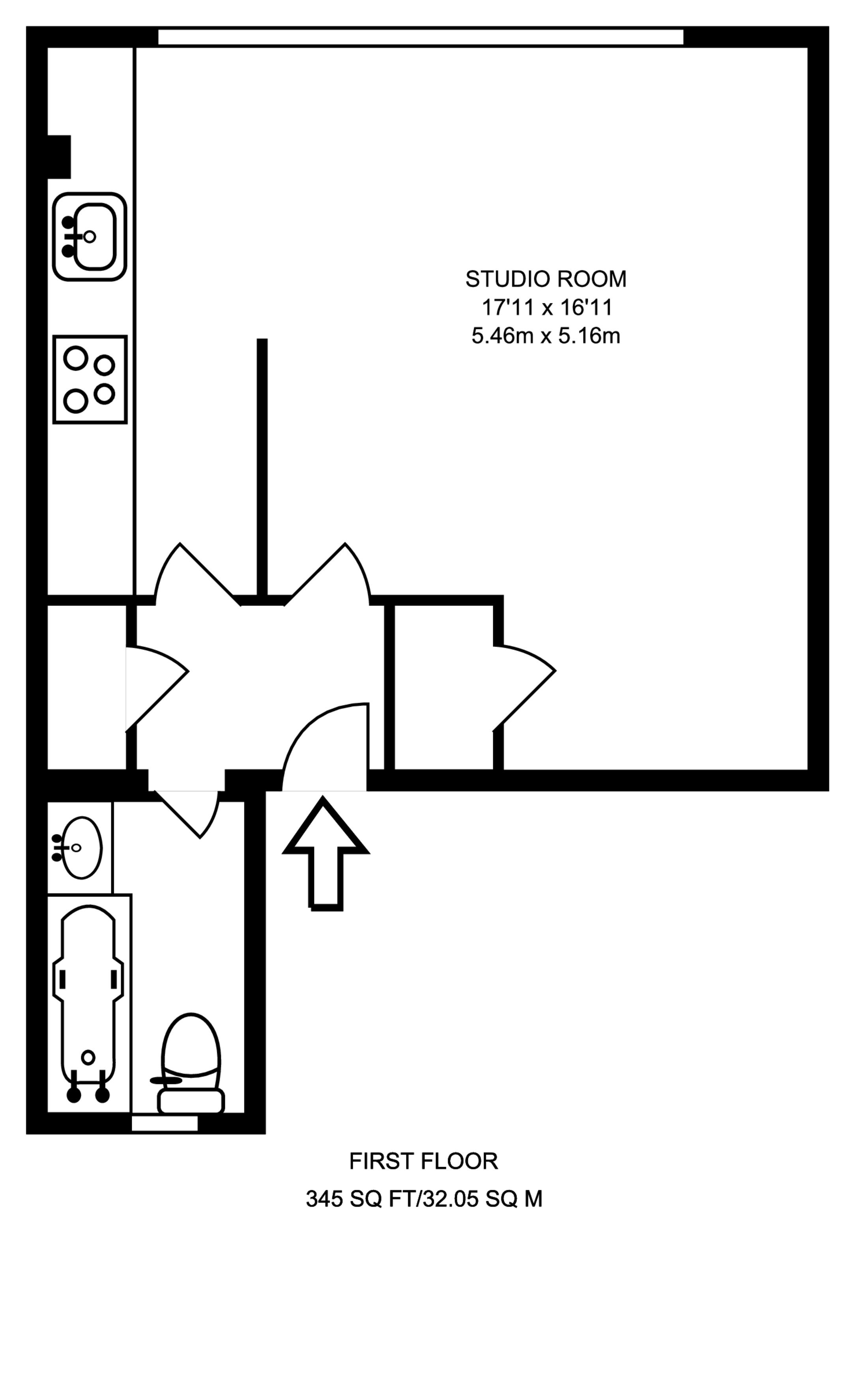 Beckway Street, Elephant and Castle floorplan
