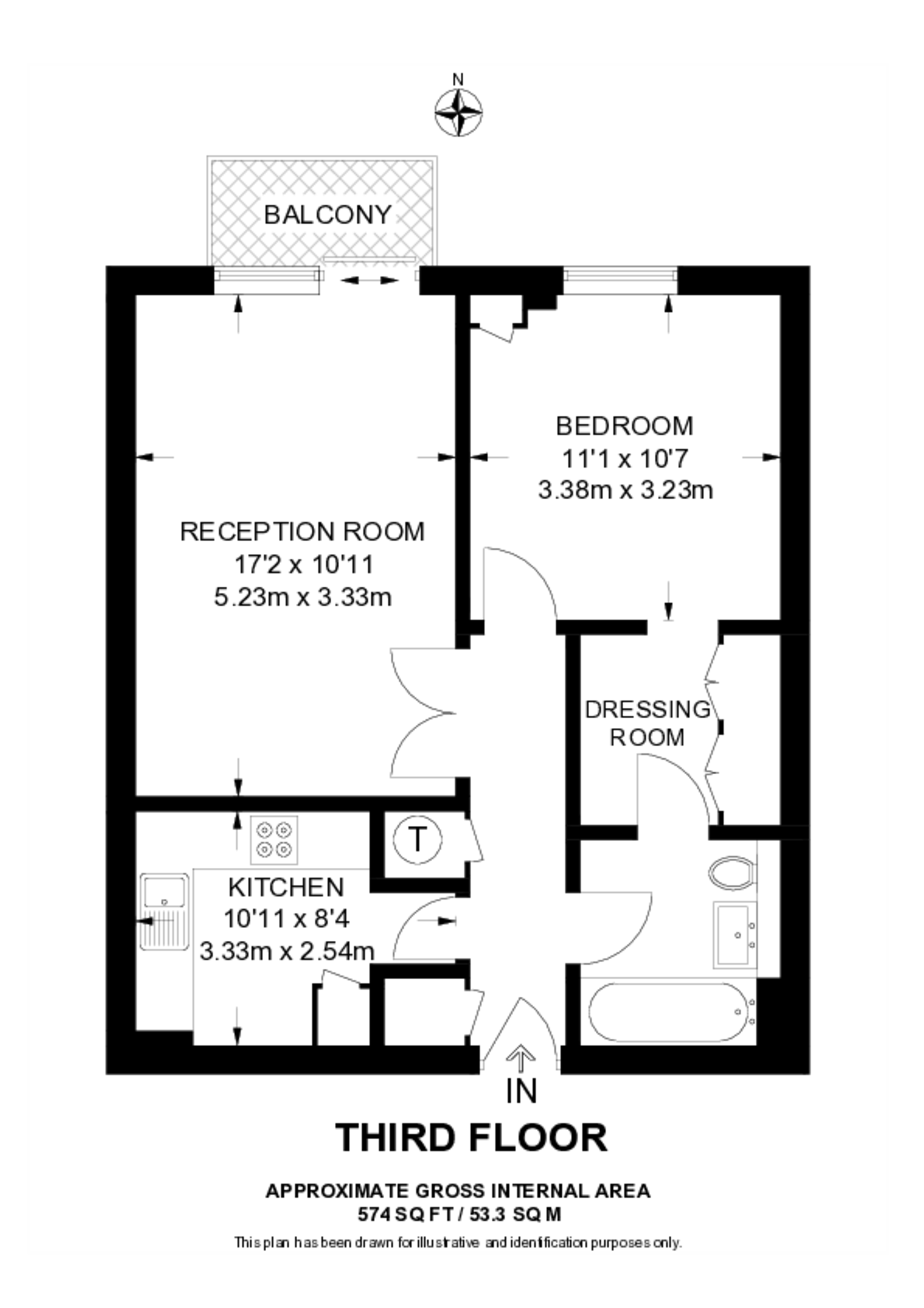 Lamb Court, Limehouse floorplan