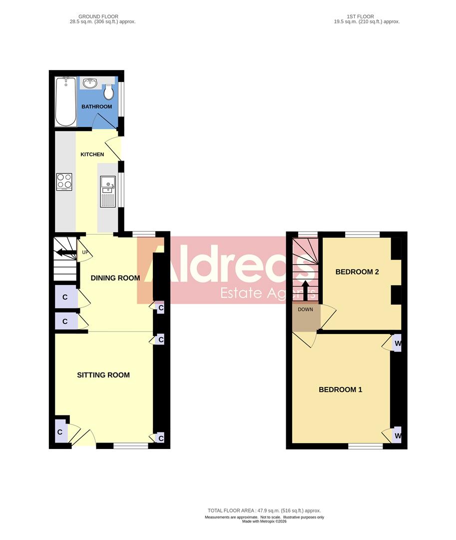 11, Back Pier Plain, Great Yarmouth floorplan