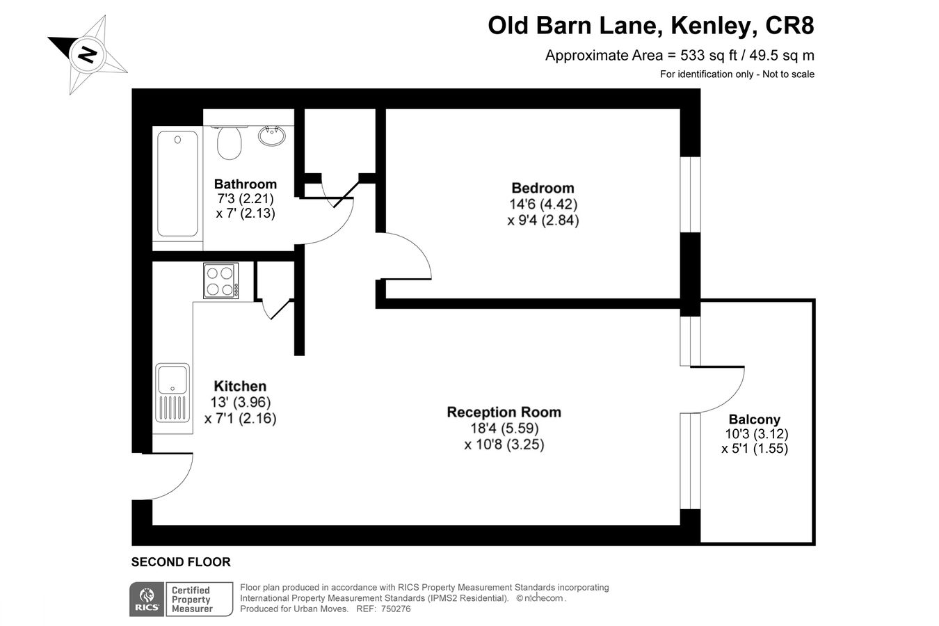 12, Mandrel House, Kenley floorplan
