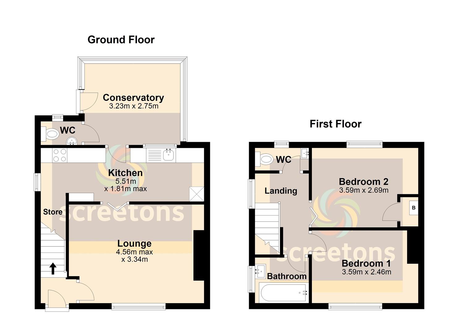 48, Millfield Road, Doncaster floorplan