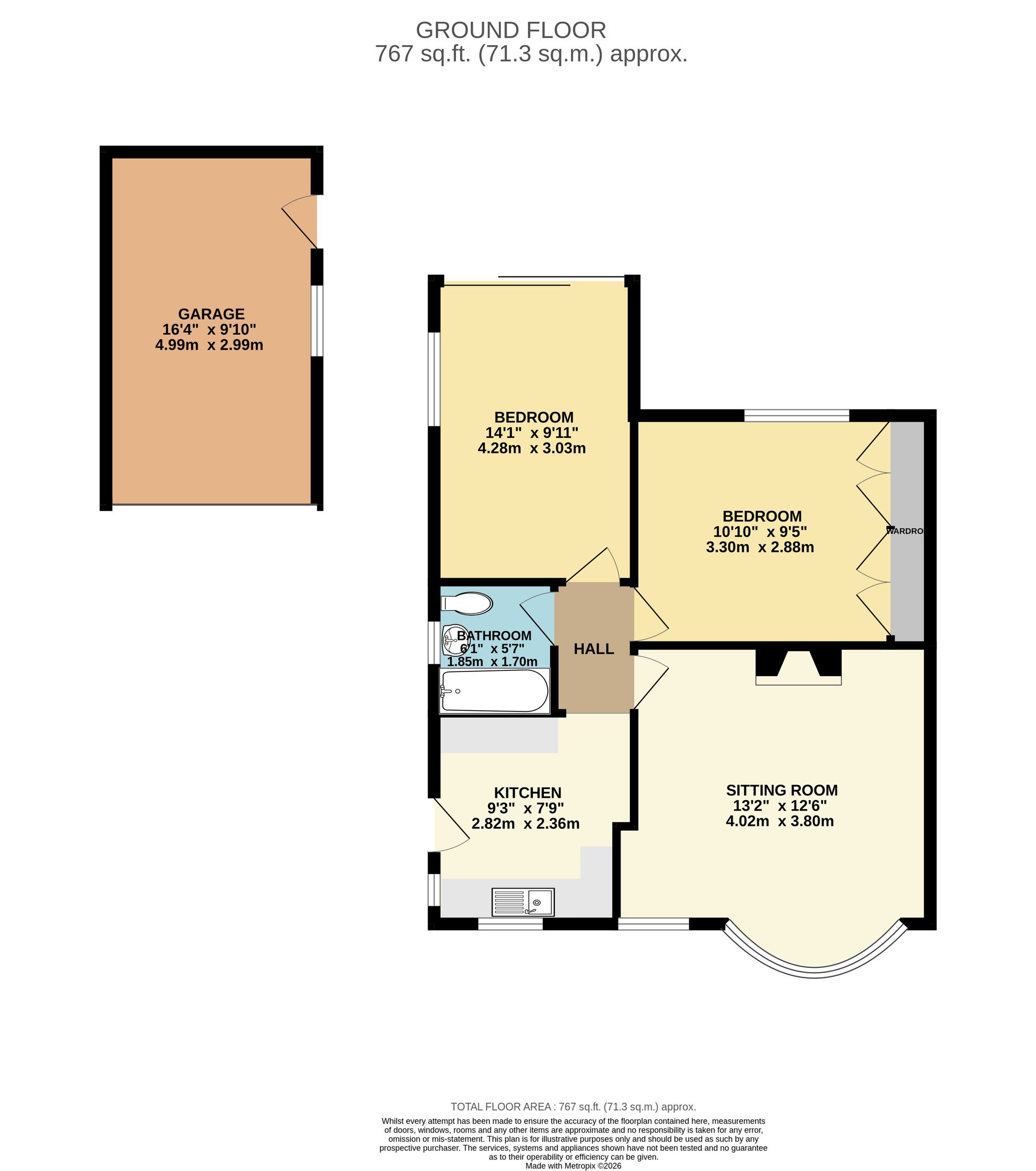 22 Whitby Drive, York floorplan