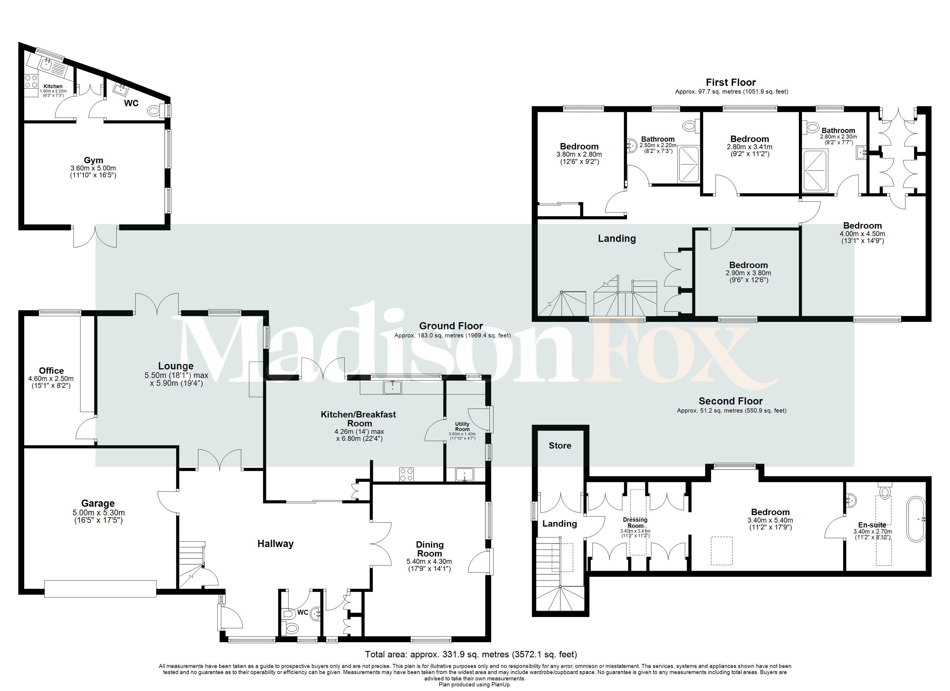 5, West View, Essex floorplan