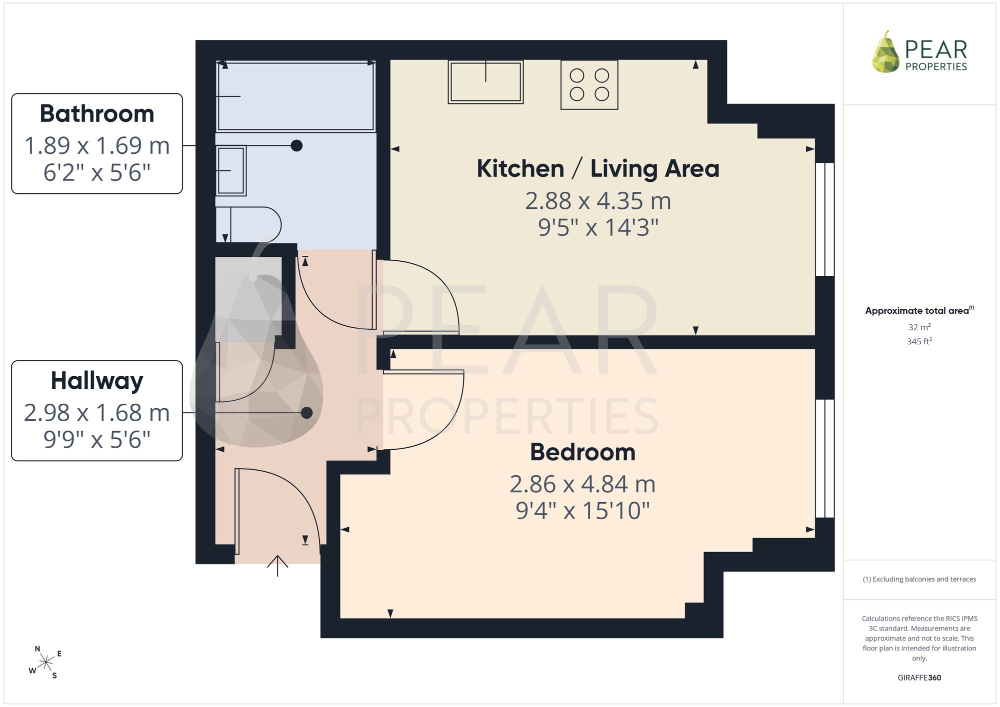 Romany Road, Worthing floorplan