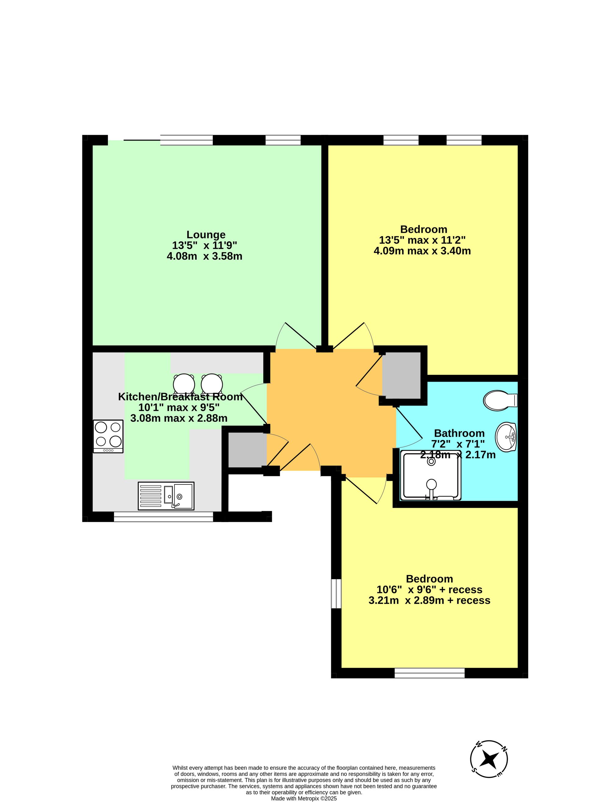 6 Meridian Court, Ashford floorplan
