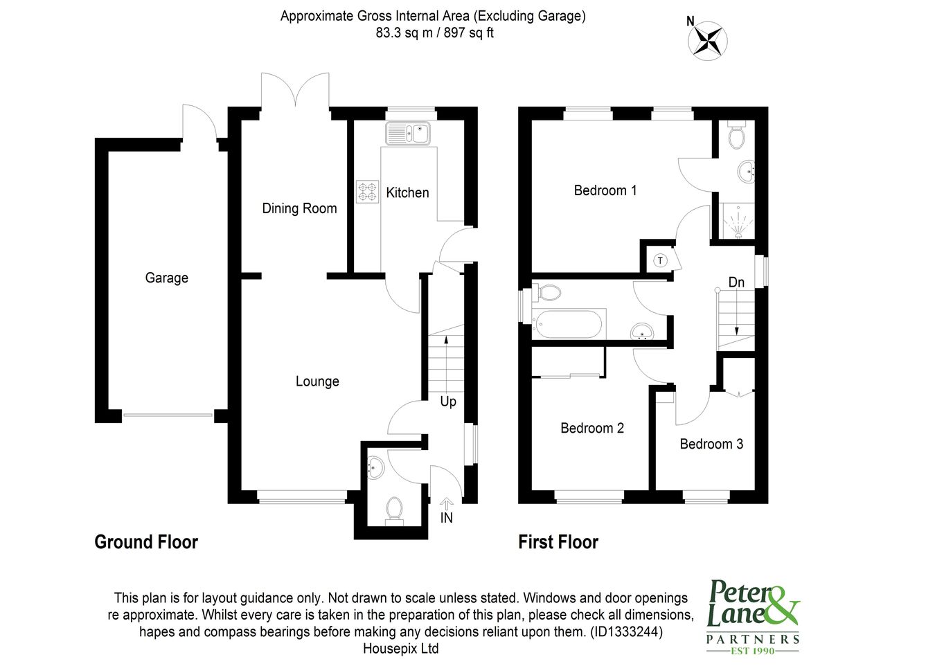 125, Sapley Road, Hartford floorplan
