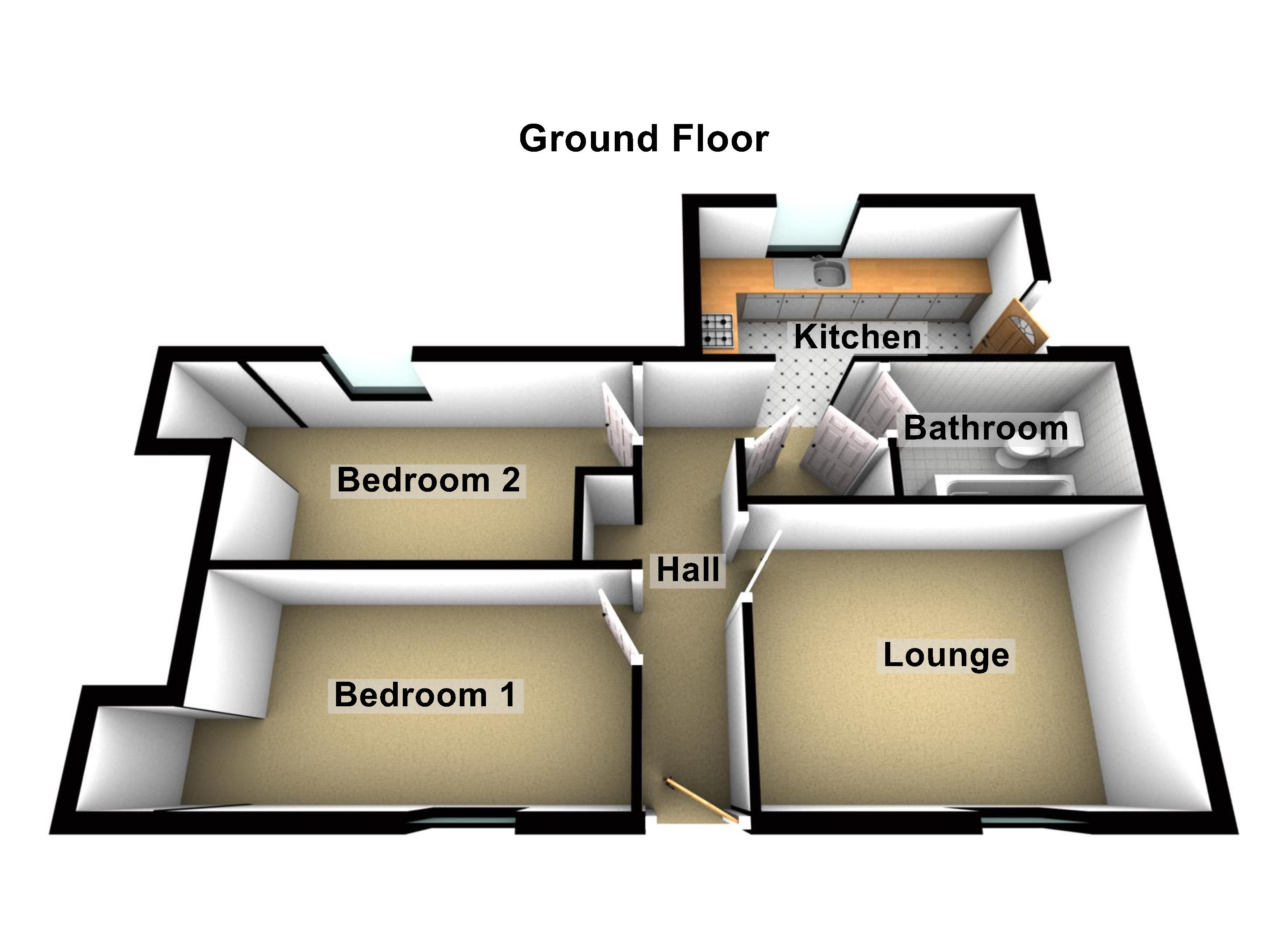 1B Old Bakery Down, Perth floorplan