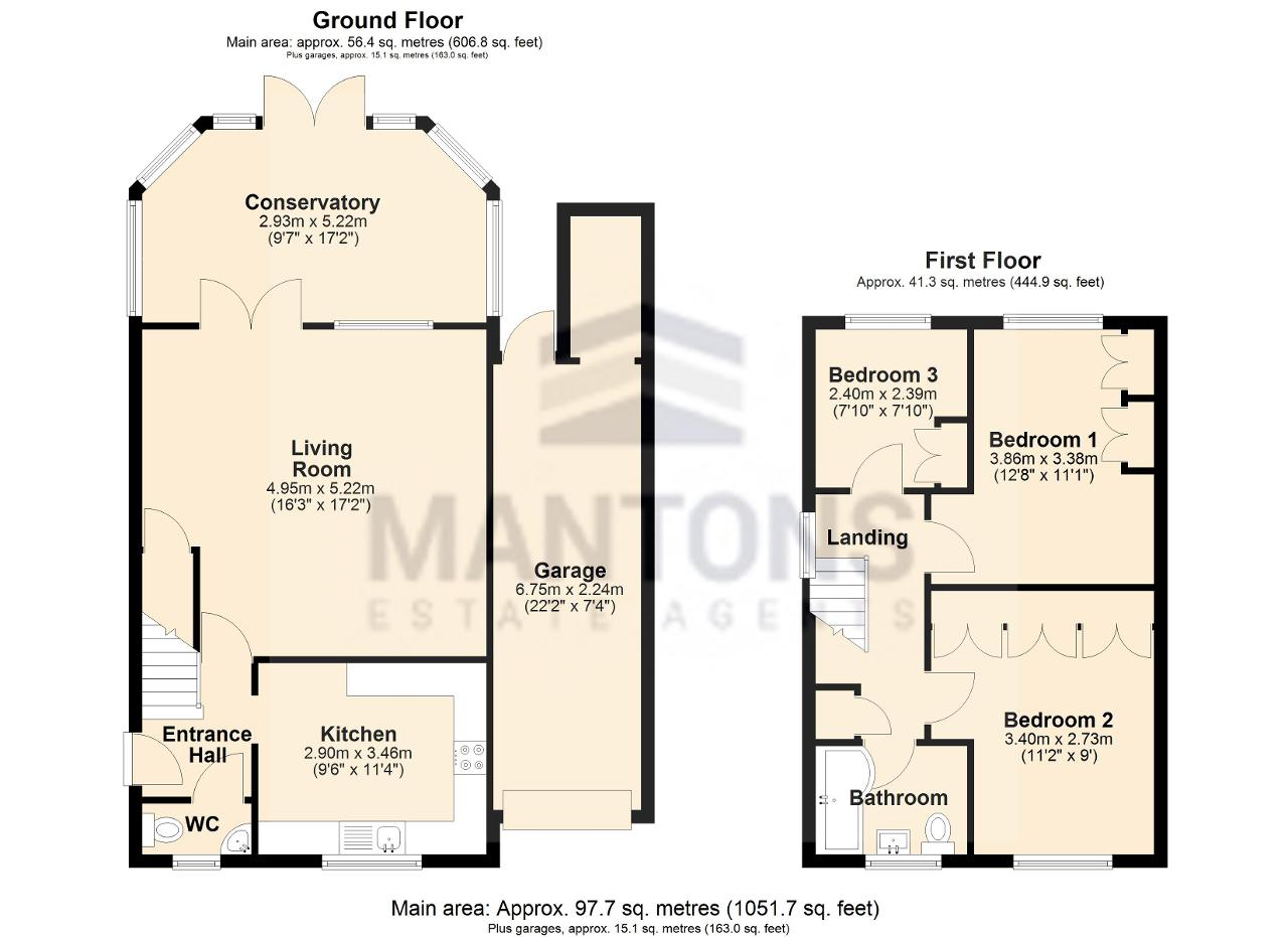 2, Linbridge Way, Luton floorplan