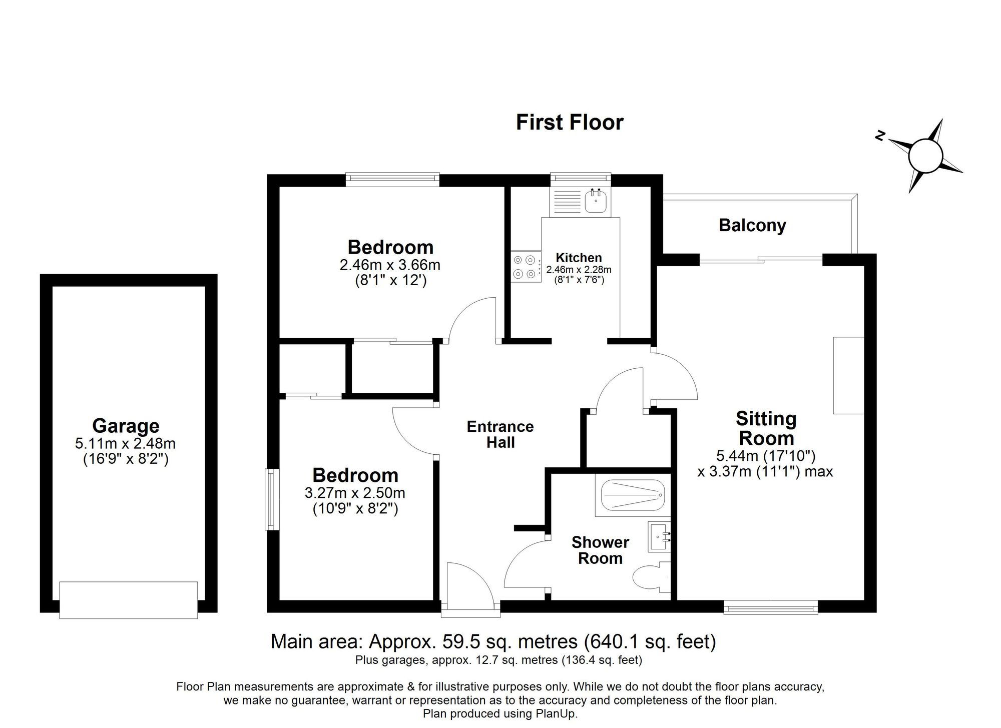 19 Riddell Gardens, Baldock floorplan